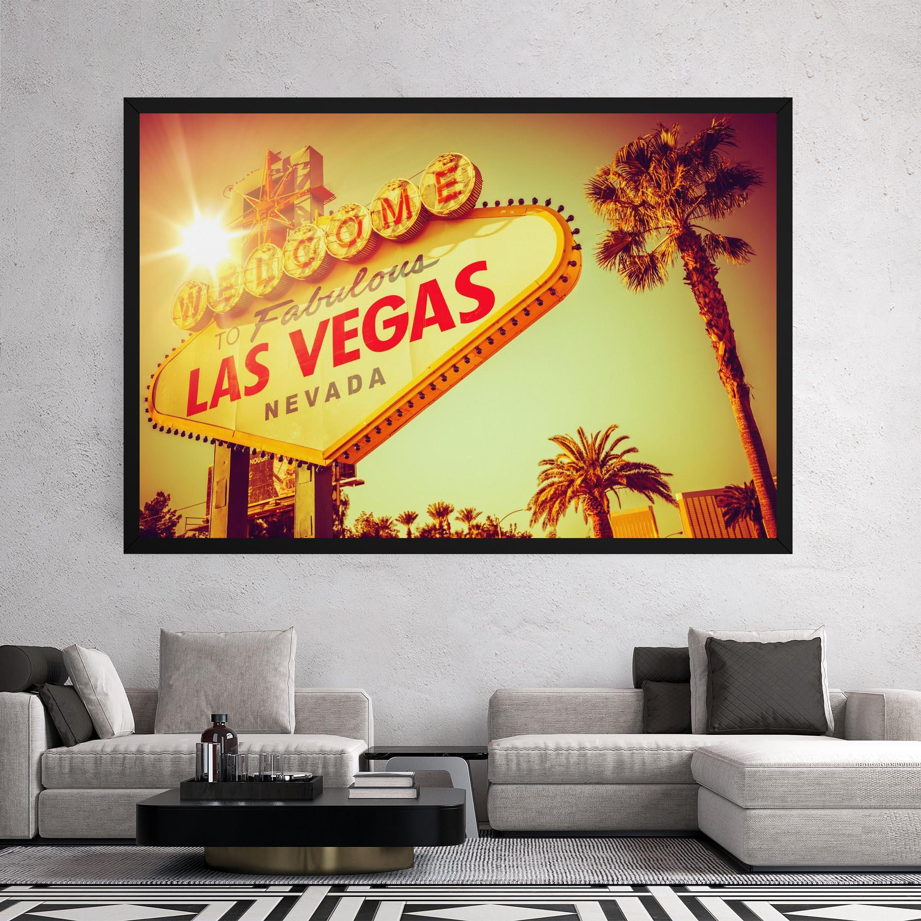 Vászonkép Las Vegas Nevada mockup 2