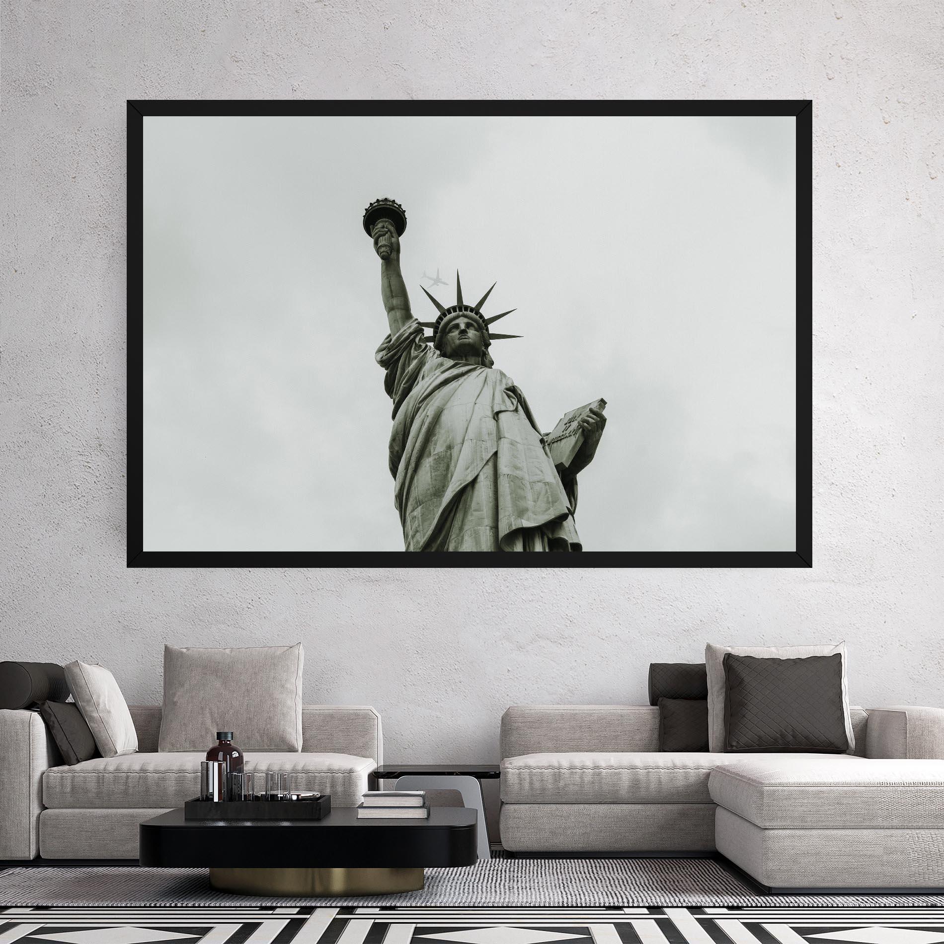 Vászonkép Liberty Statue Day mockup 2