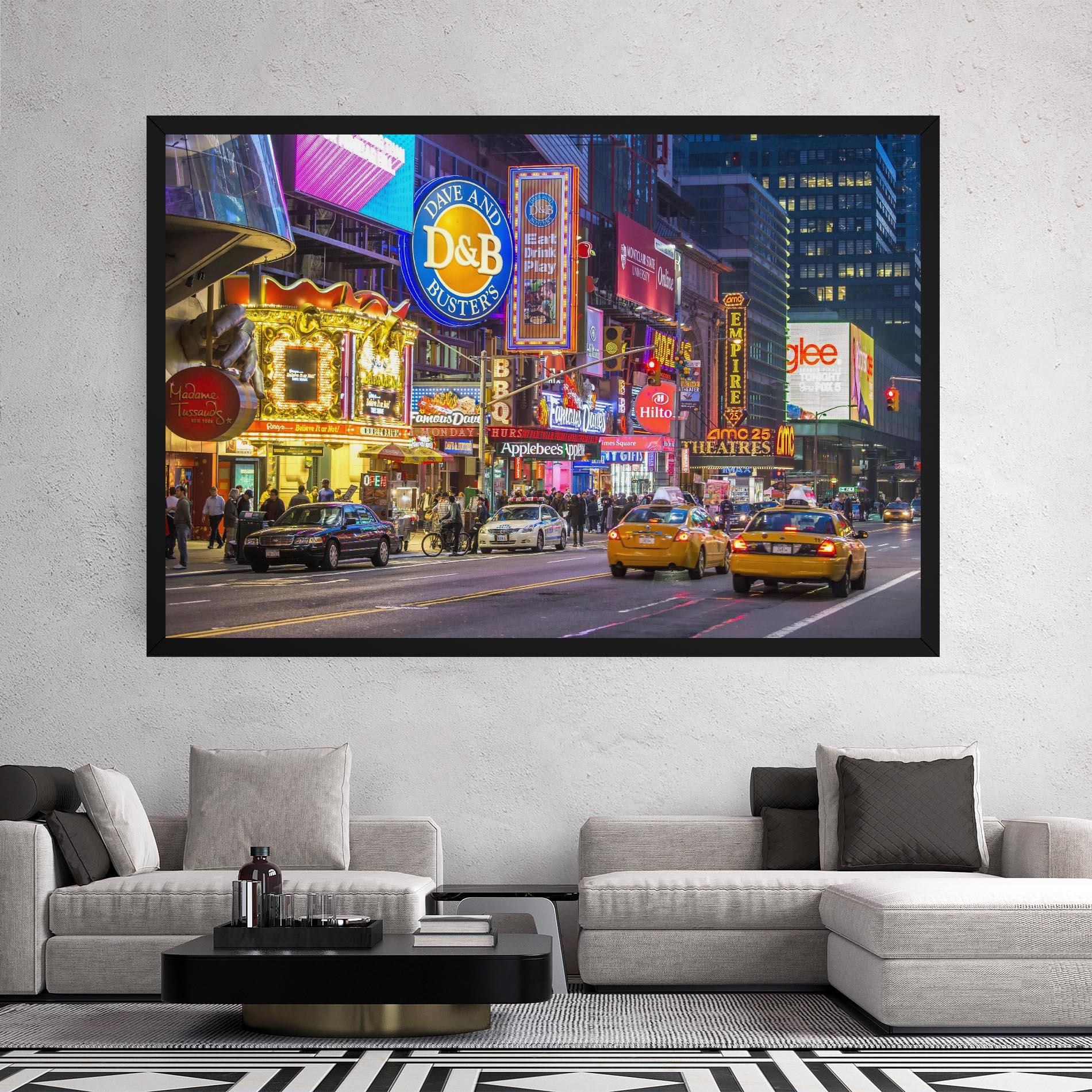 Vászonkép New York Lights mockup 2