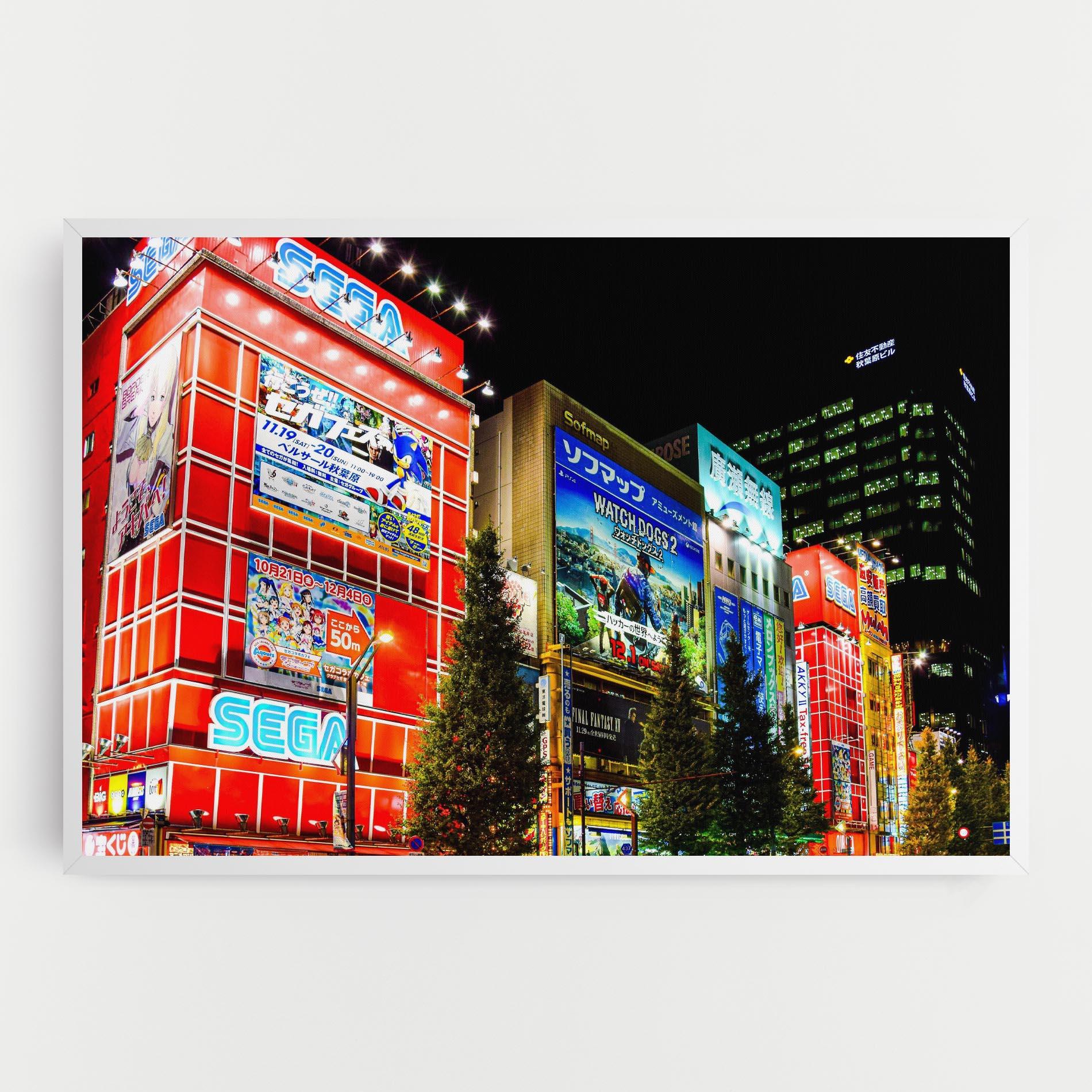 Vászonkép Akihabara Night mockup 0