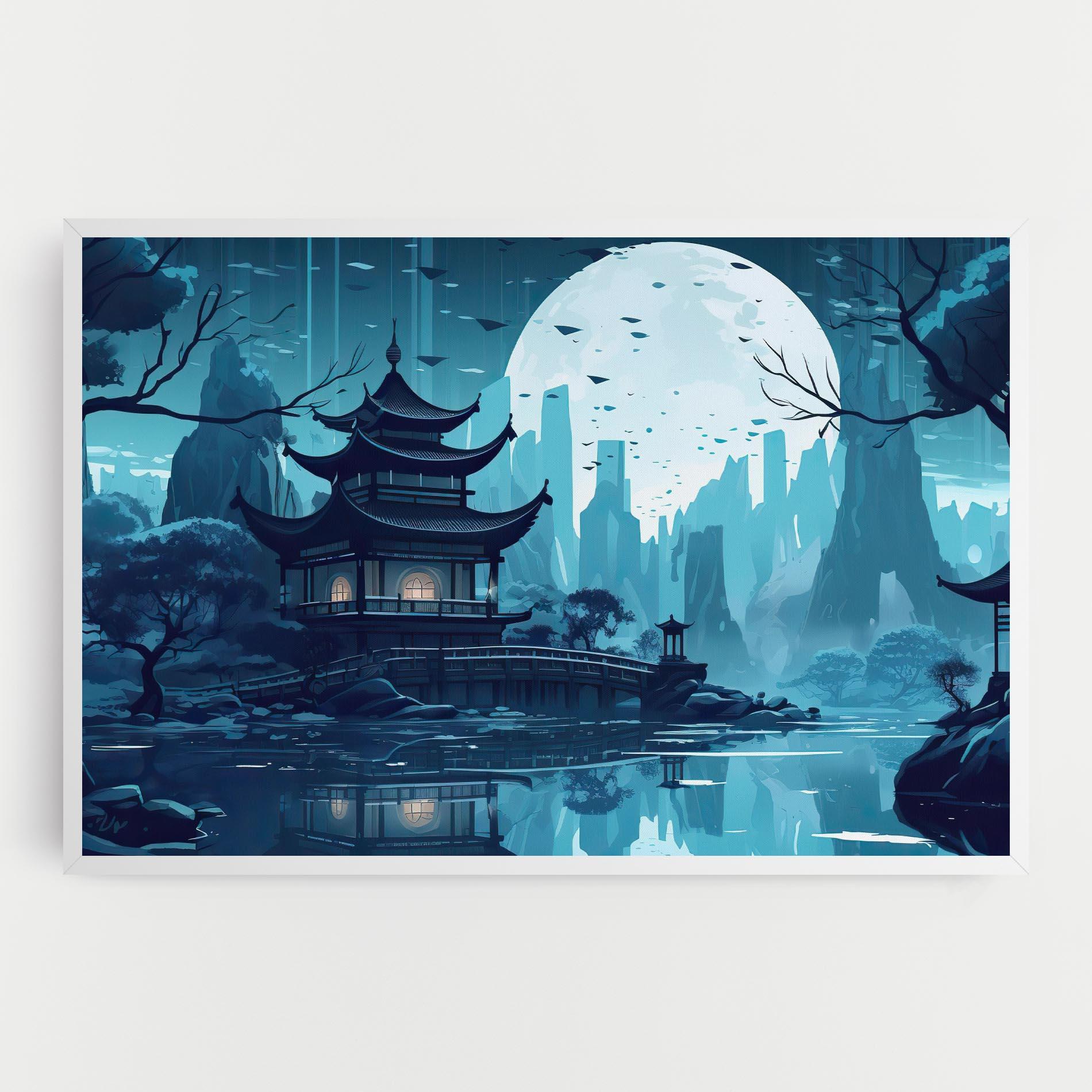 Vászonkép Chinese Cartoon mockup 0