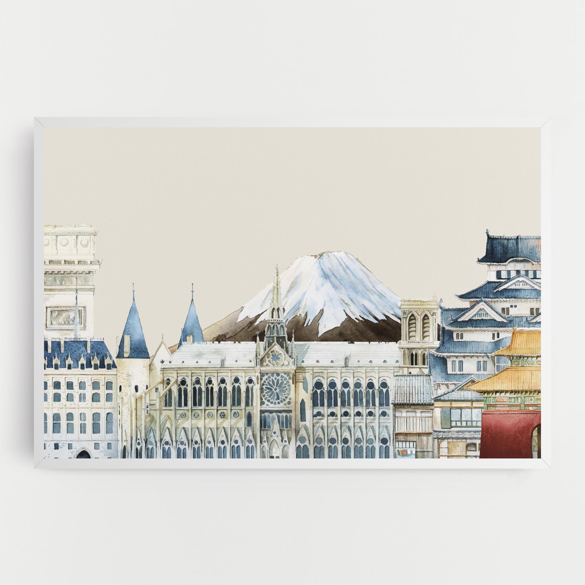 Vászonkép City Mix mockup 0