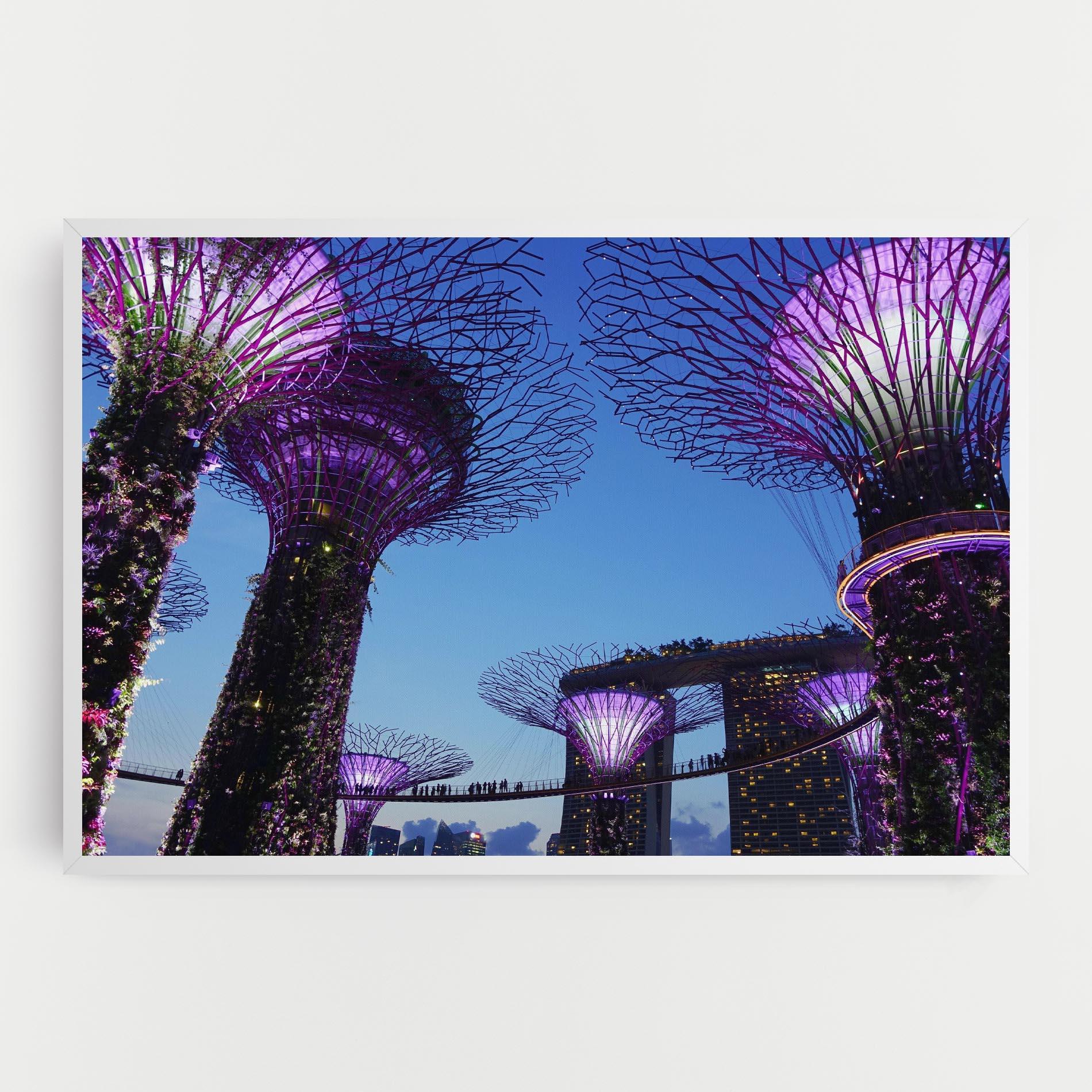 Vászonkép Gardens By The Bay mockup 0