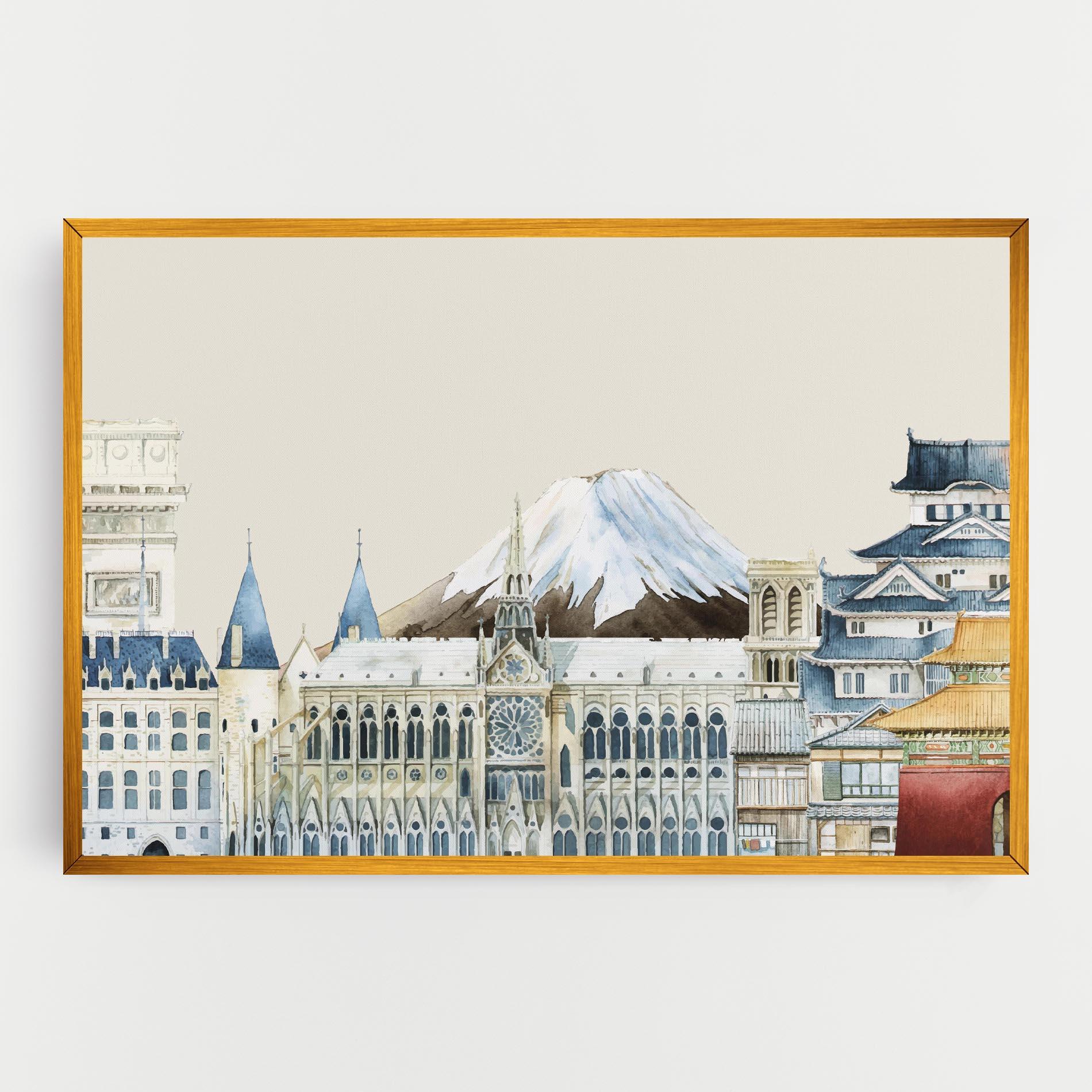 Vászonkép City Mix mockup 0