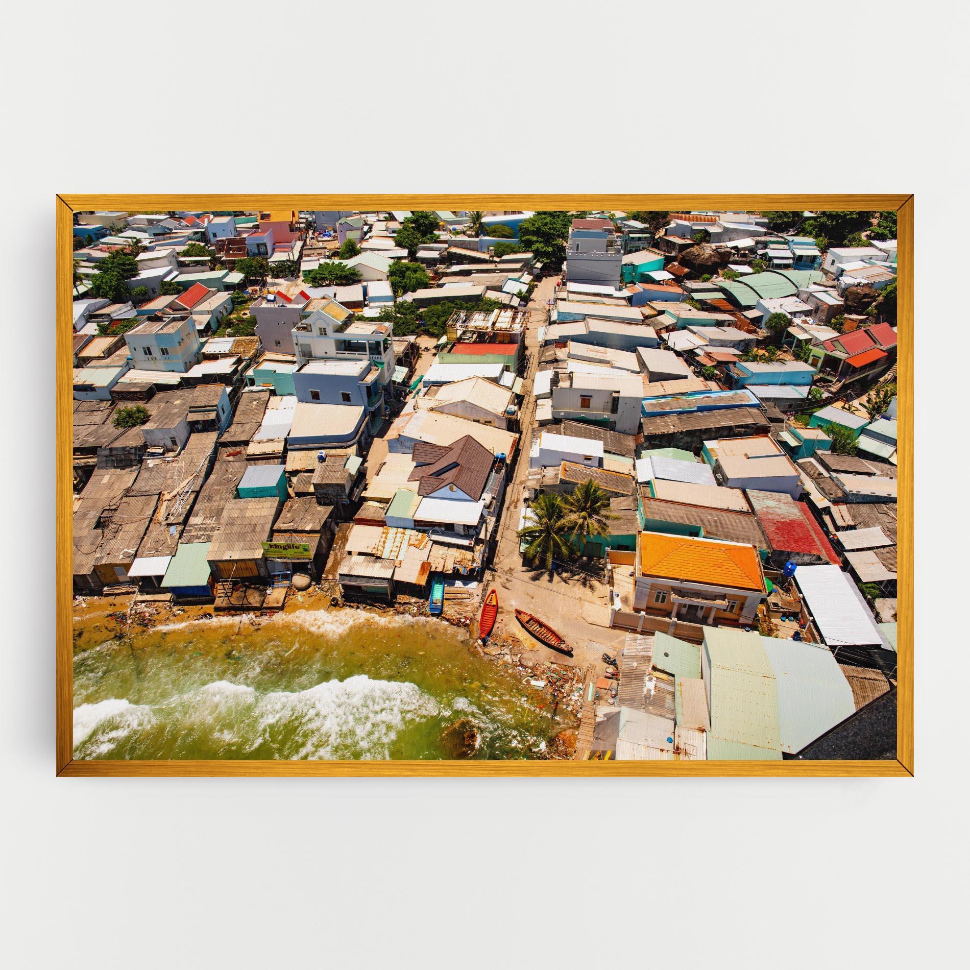 Vászonkép Vietnam Slums mockup 0