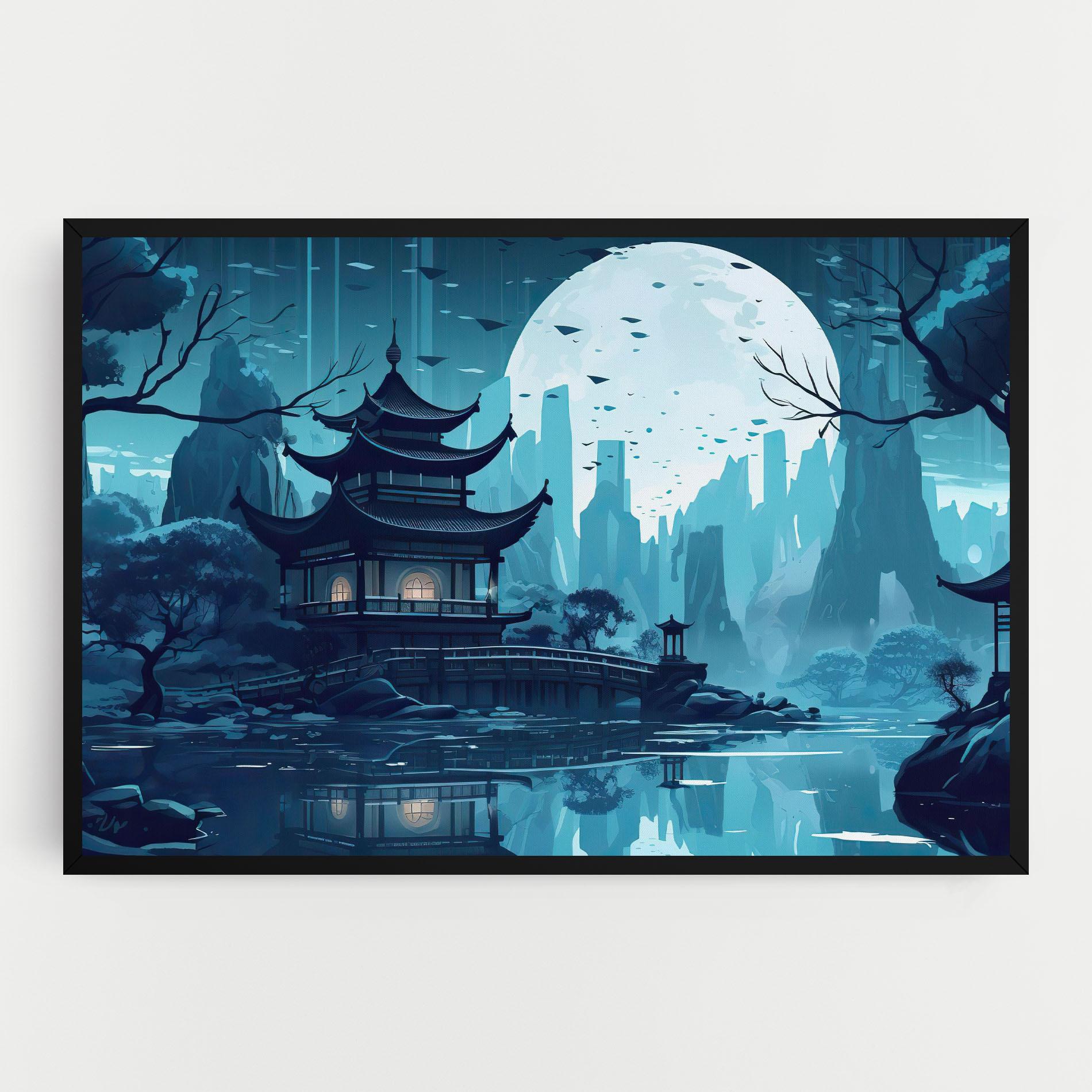 Vászonkép Chinese Cartoon mockup 0