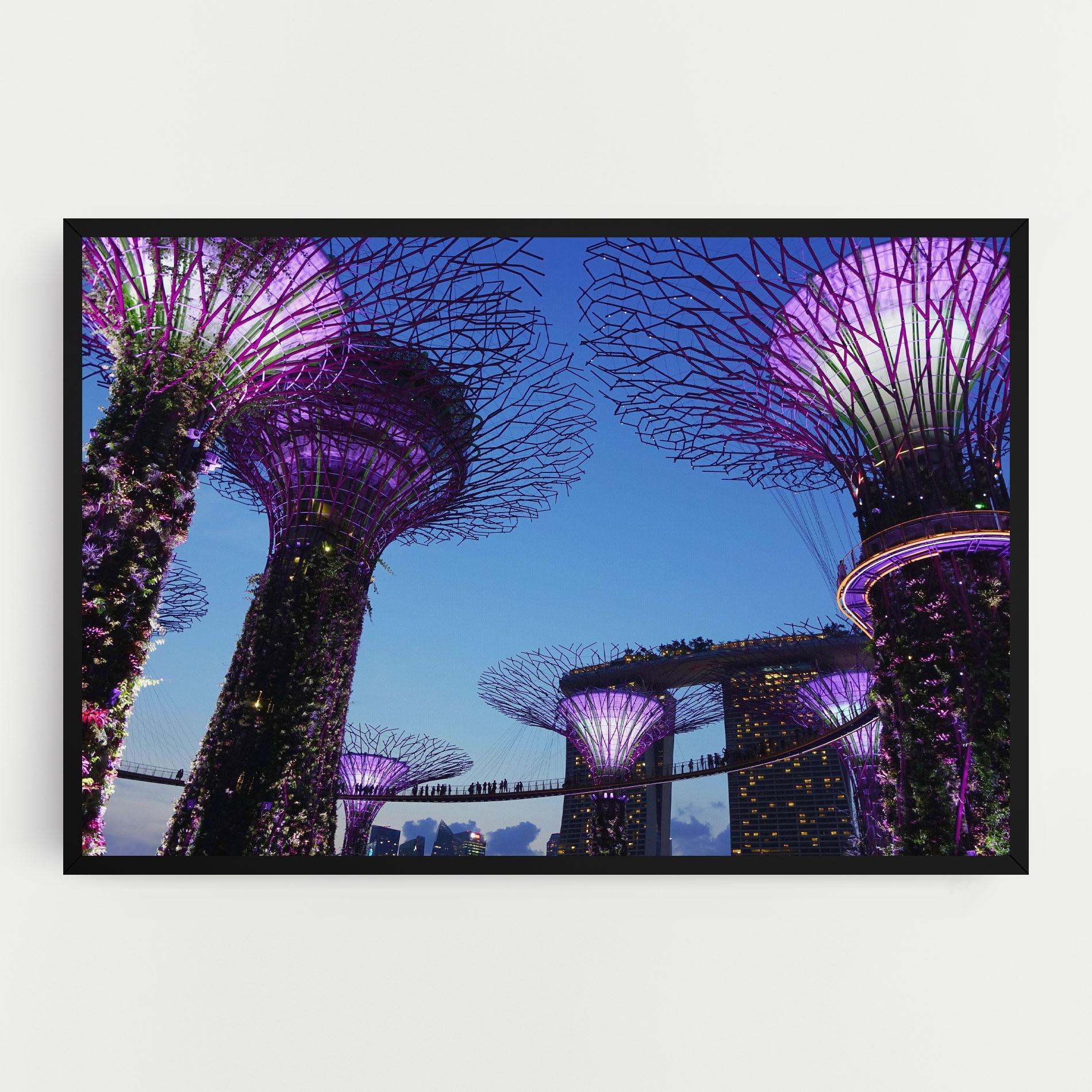 Vászonkép Gardens By The Bay mockup 0