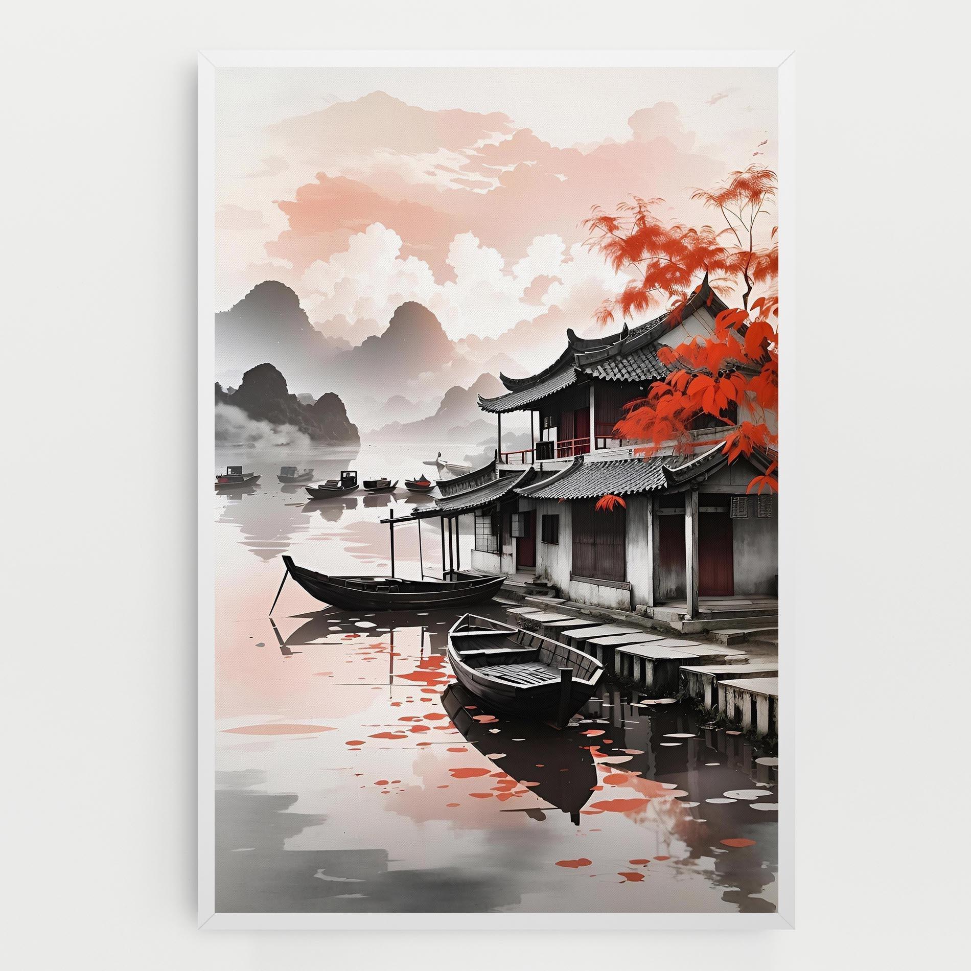 Vászonkép Architecture Reflections mockup 0