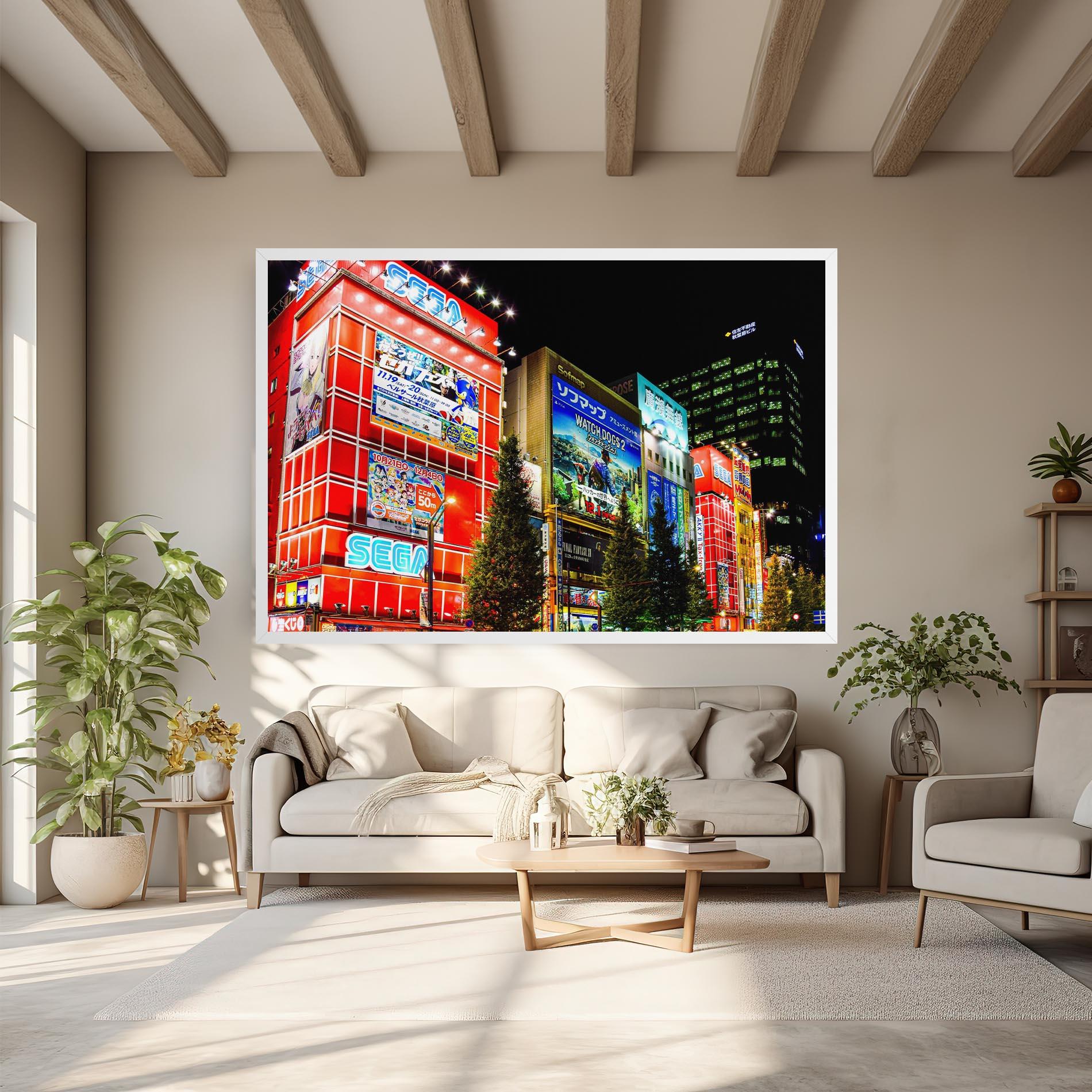 Vászonkép Akihabara Night mockup 6