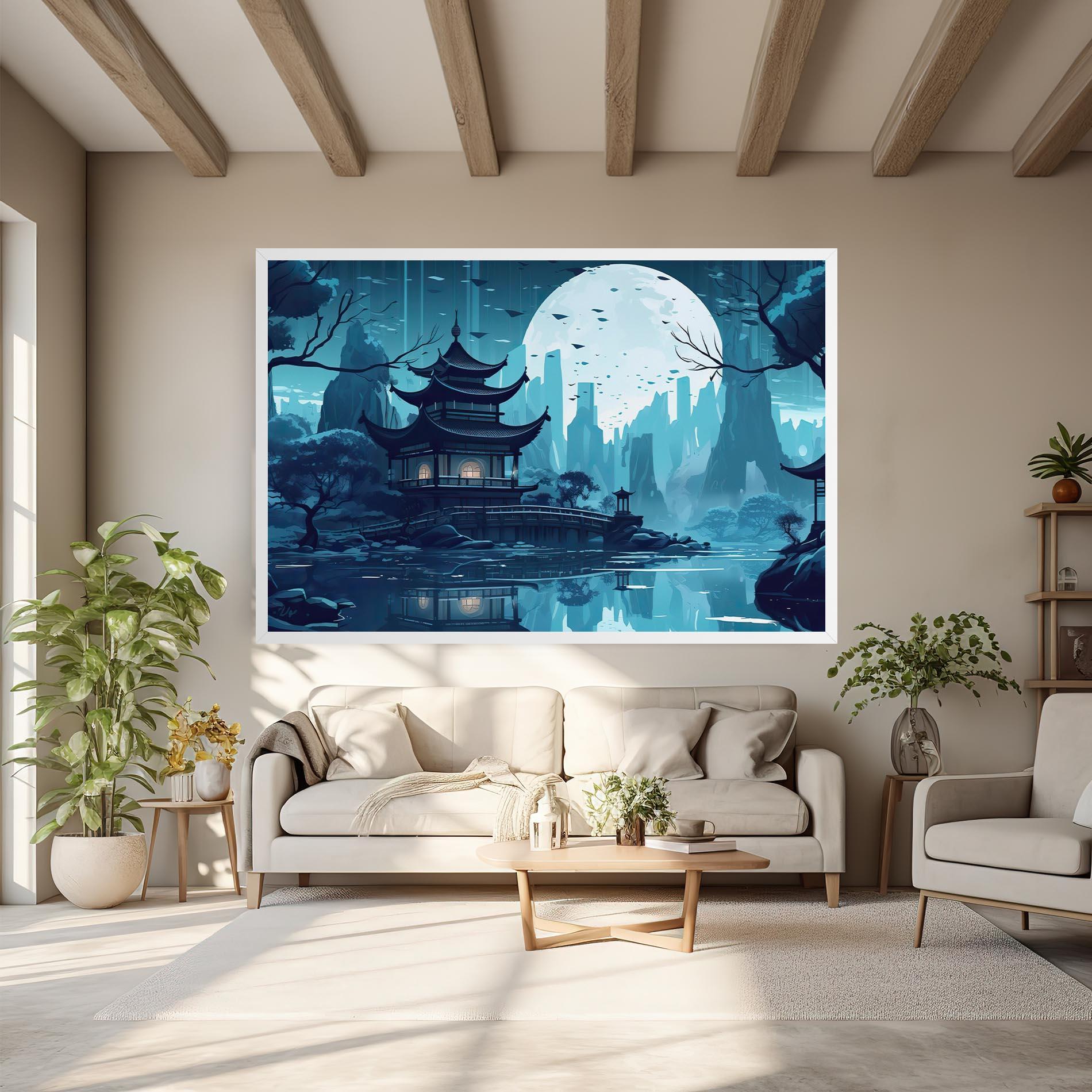 Vászonkép Chinese Cartoon mockup 6