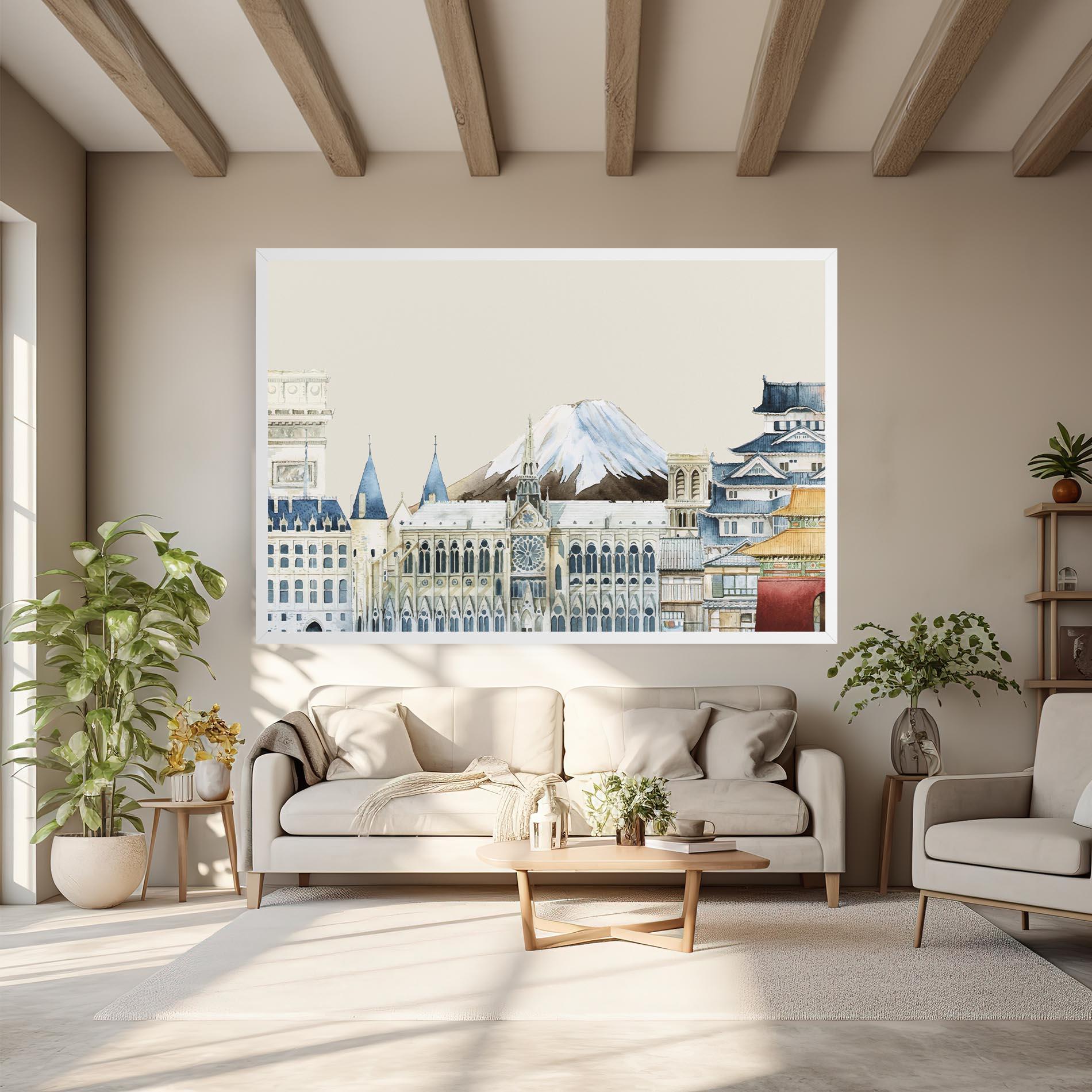 Vászonkép City Mix mockup 6