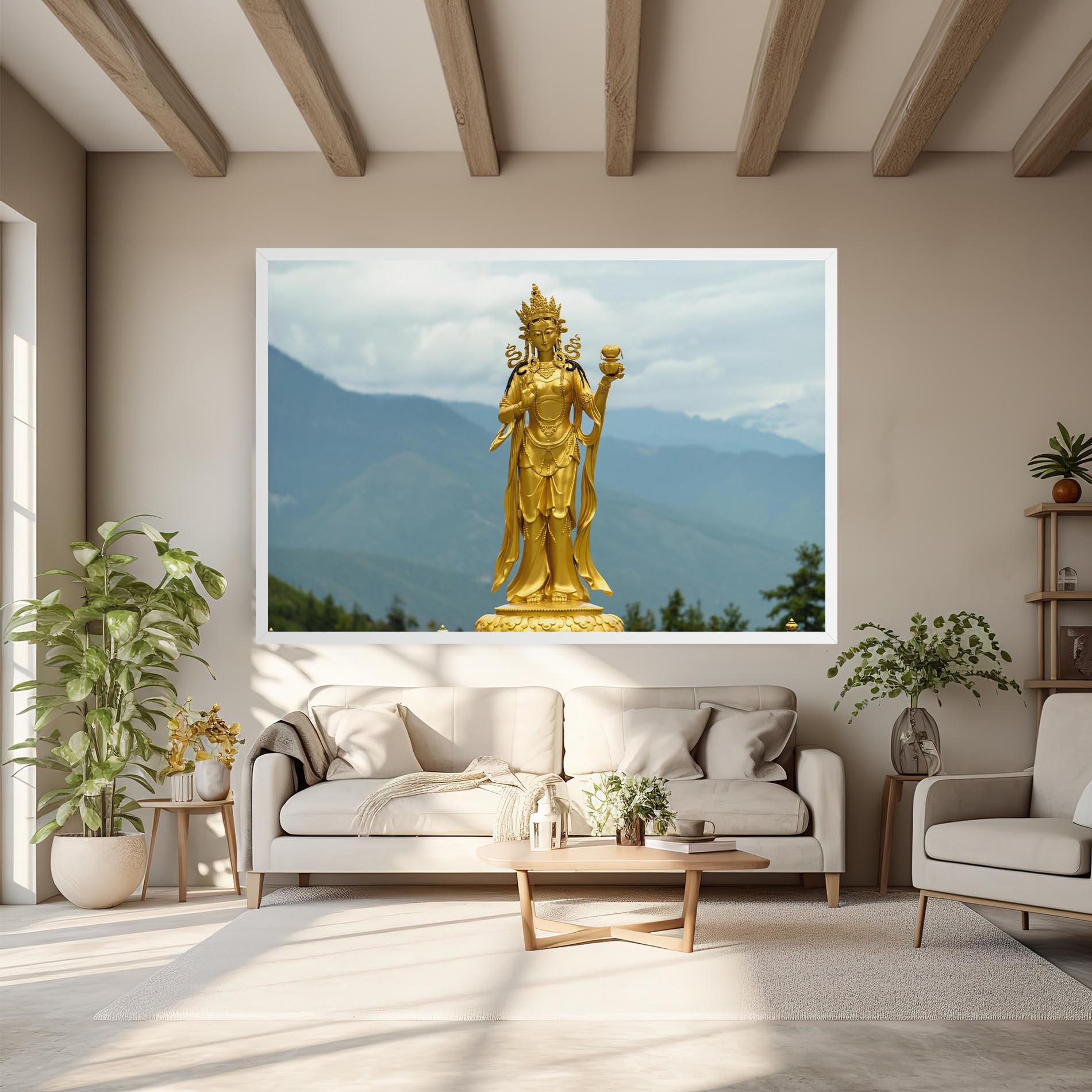 Vászonkép Golden Tara mockup 6
