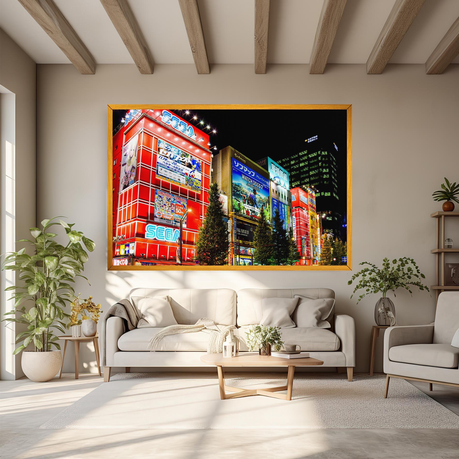 Vászonkép Akihabara Night mockup 6