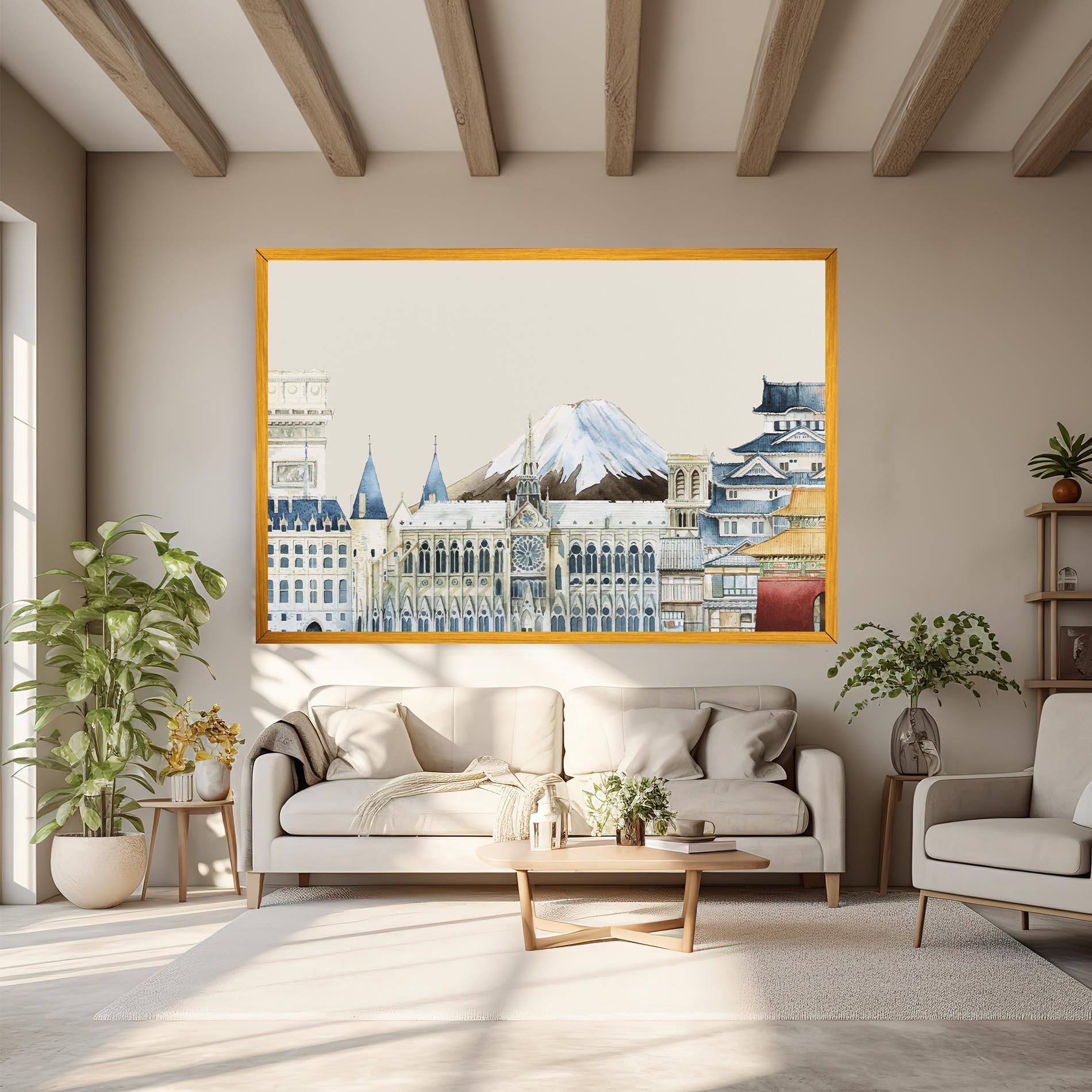 Vászonkép City Mix mockup 6