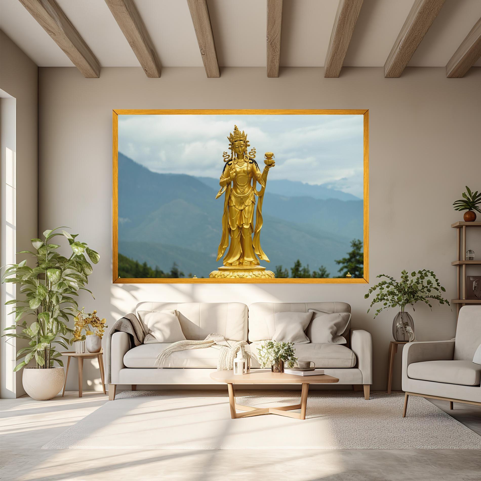 Vászonkép Golden Tara mockup 6