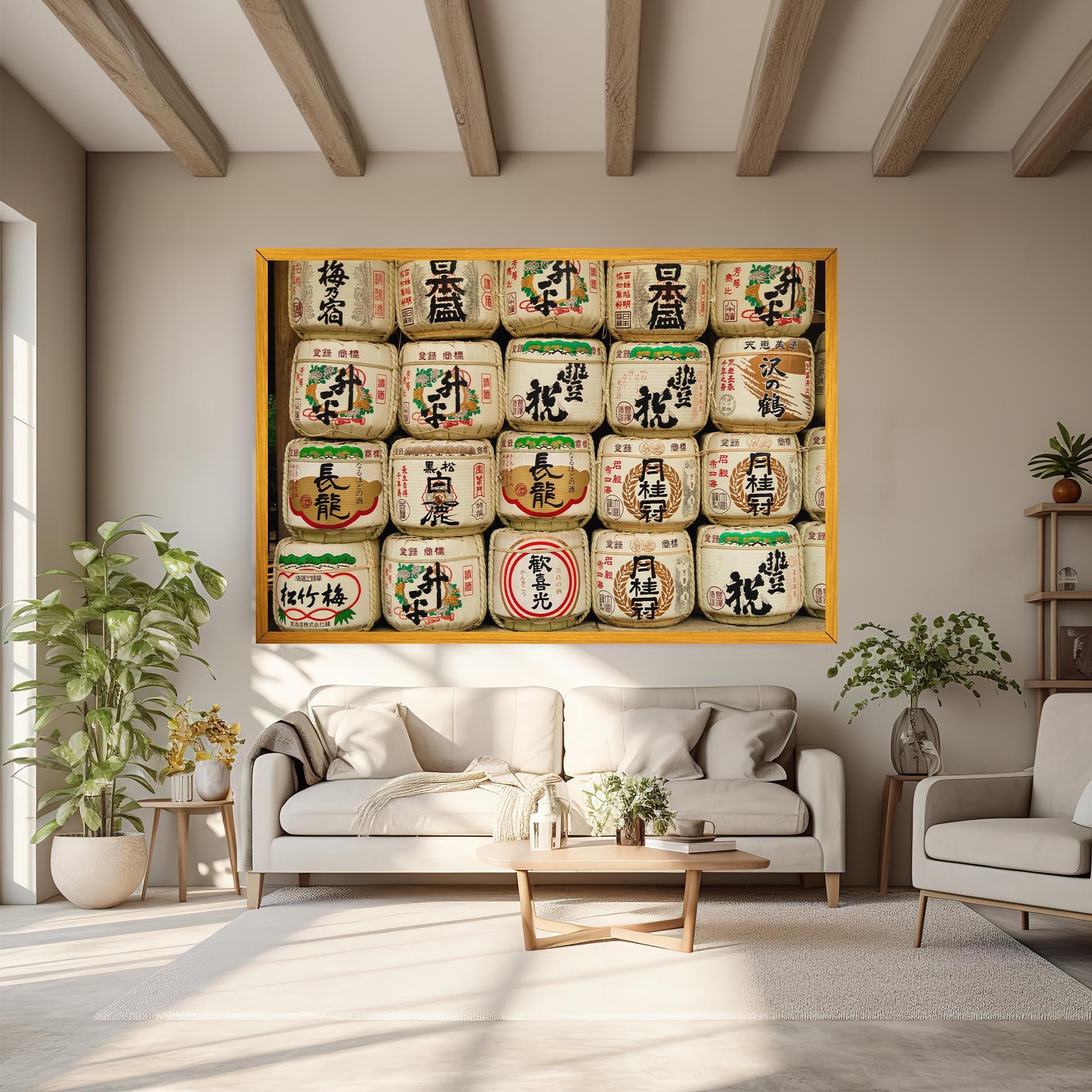 Vászonkép Meiji Jingu Shrine mockup 6