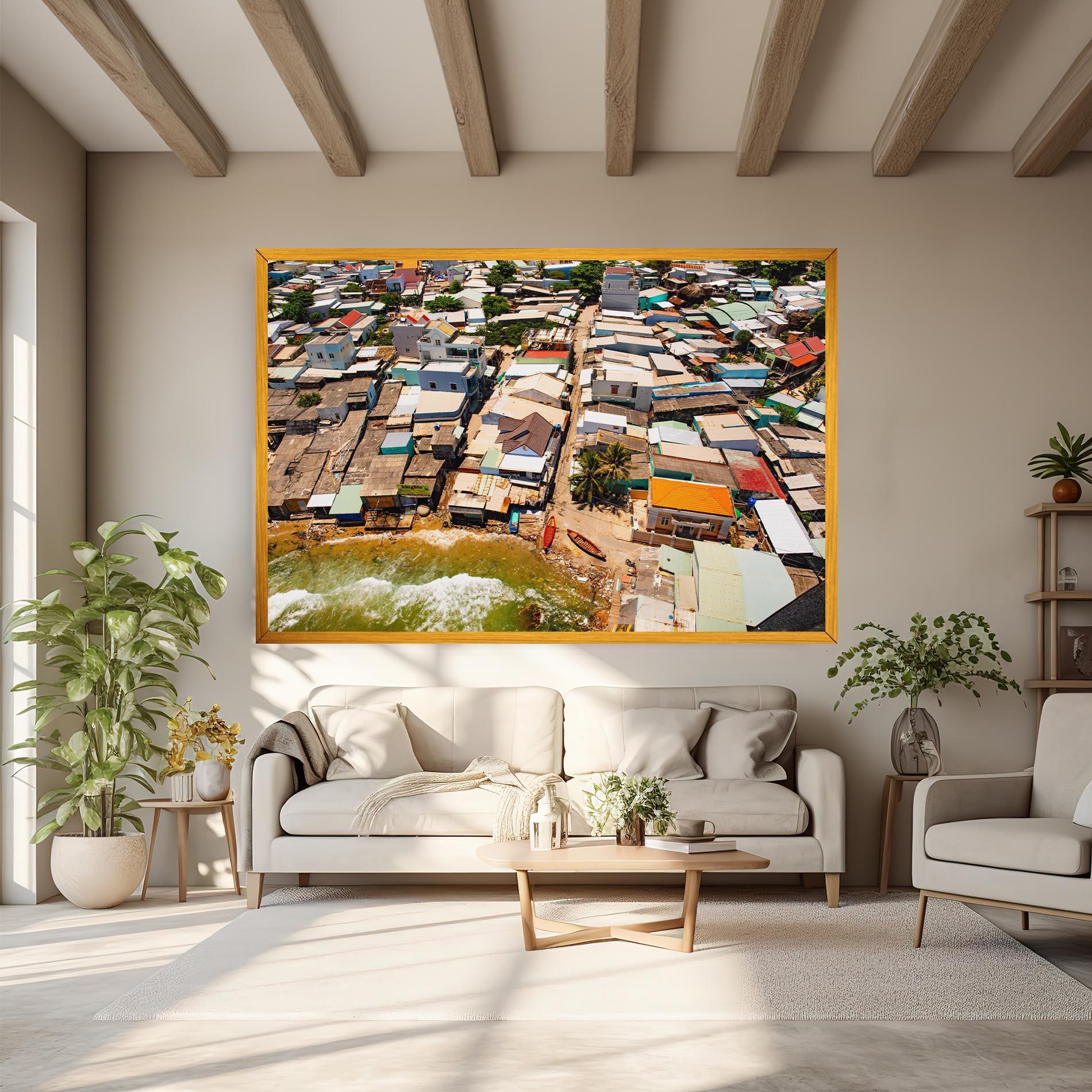 Vászonkép Vietnam Slums mockup 6