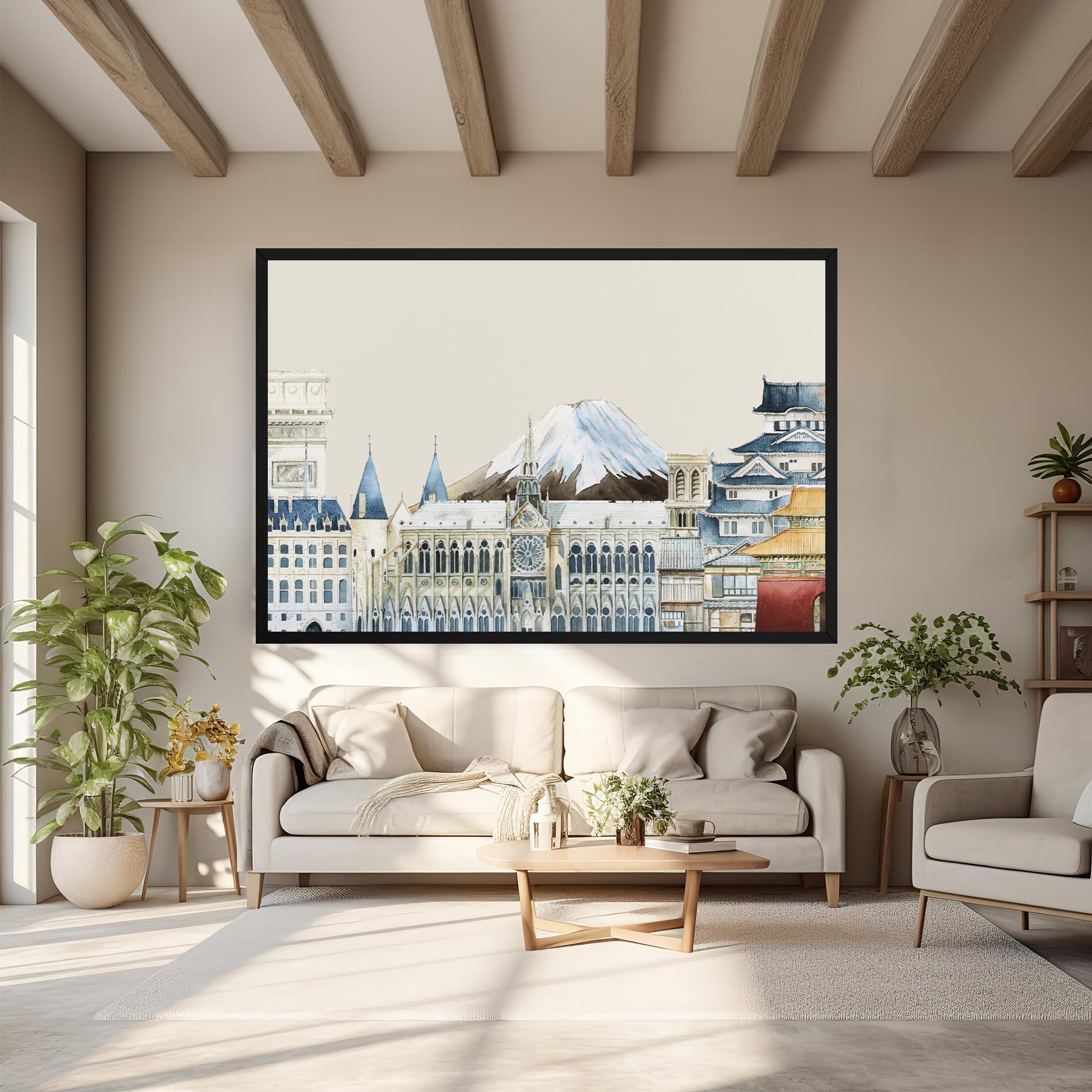 Vászonkép City Mix mockup 6