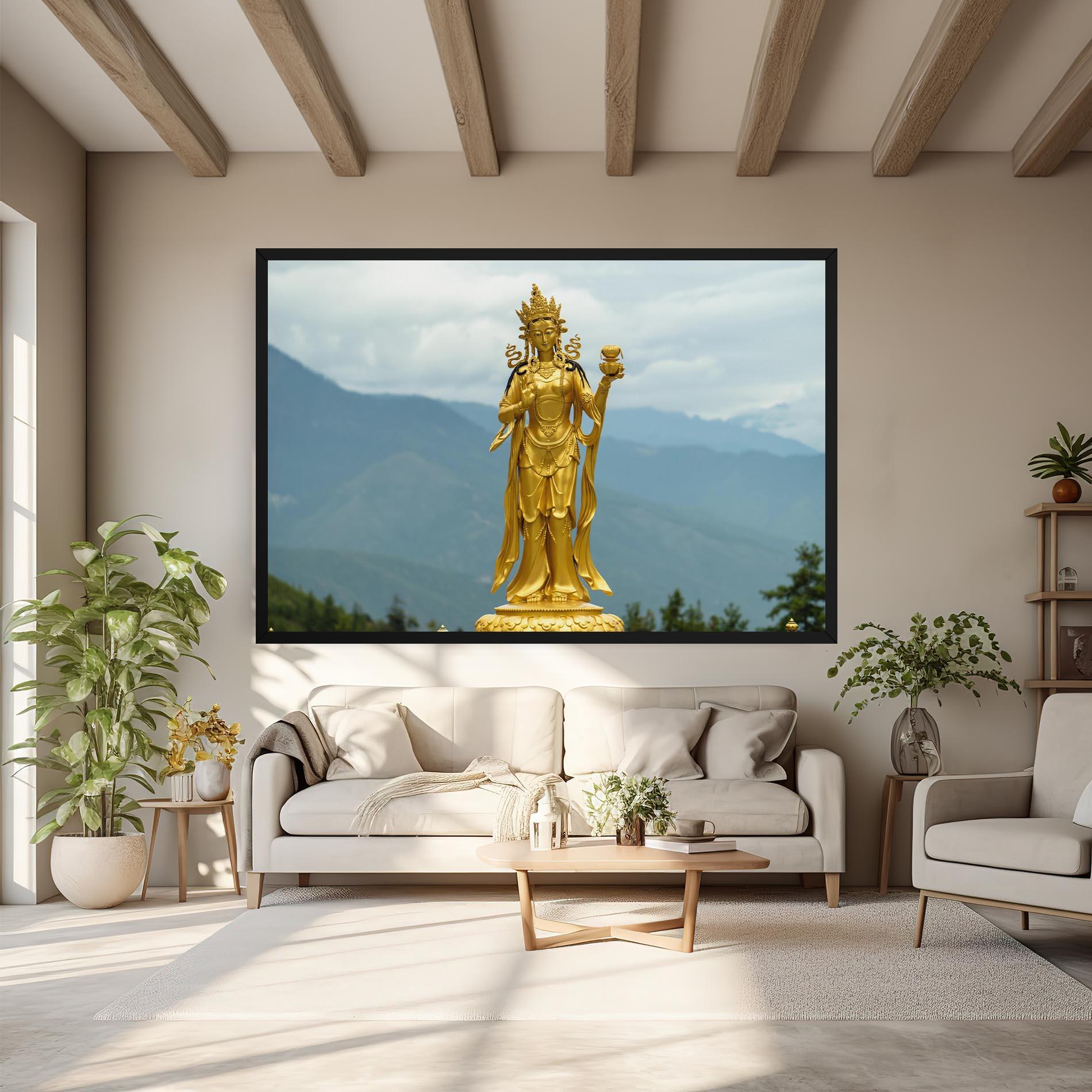 Vászonkép Golden Tara mockup 6