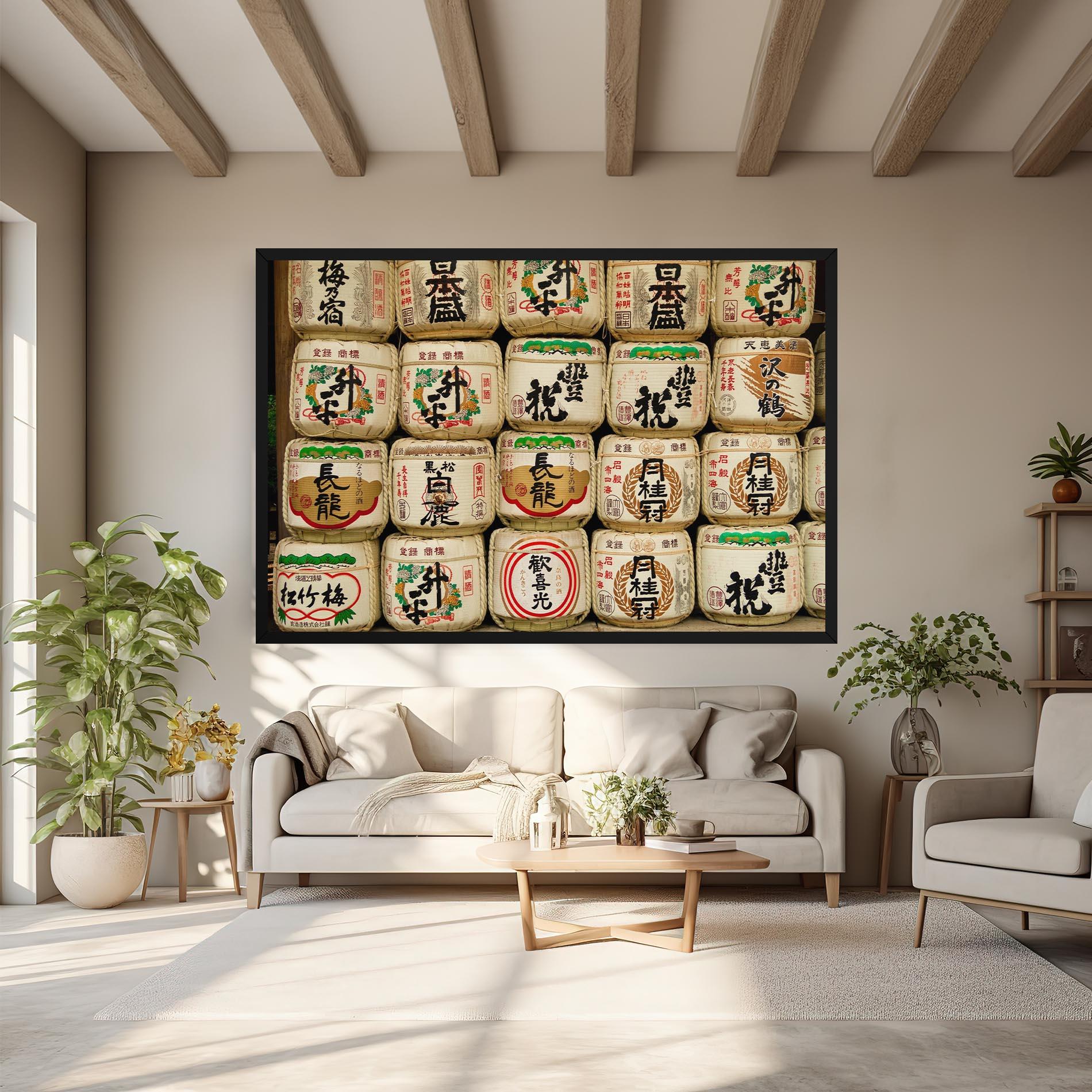 Vászonkép Meiji Jingu Shrine mockup 6