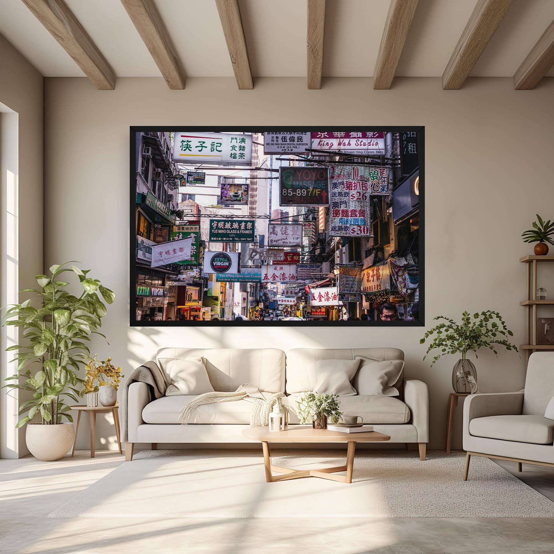 Vászonkép Mong Kok mockup 6