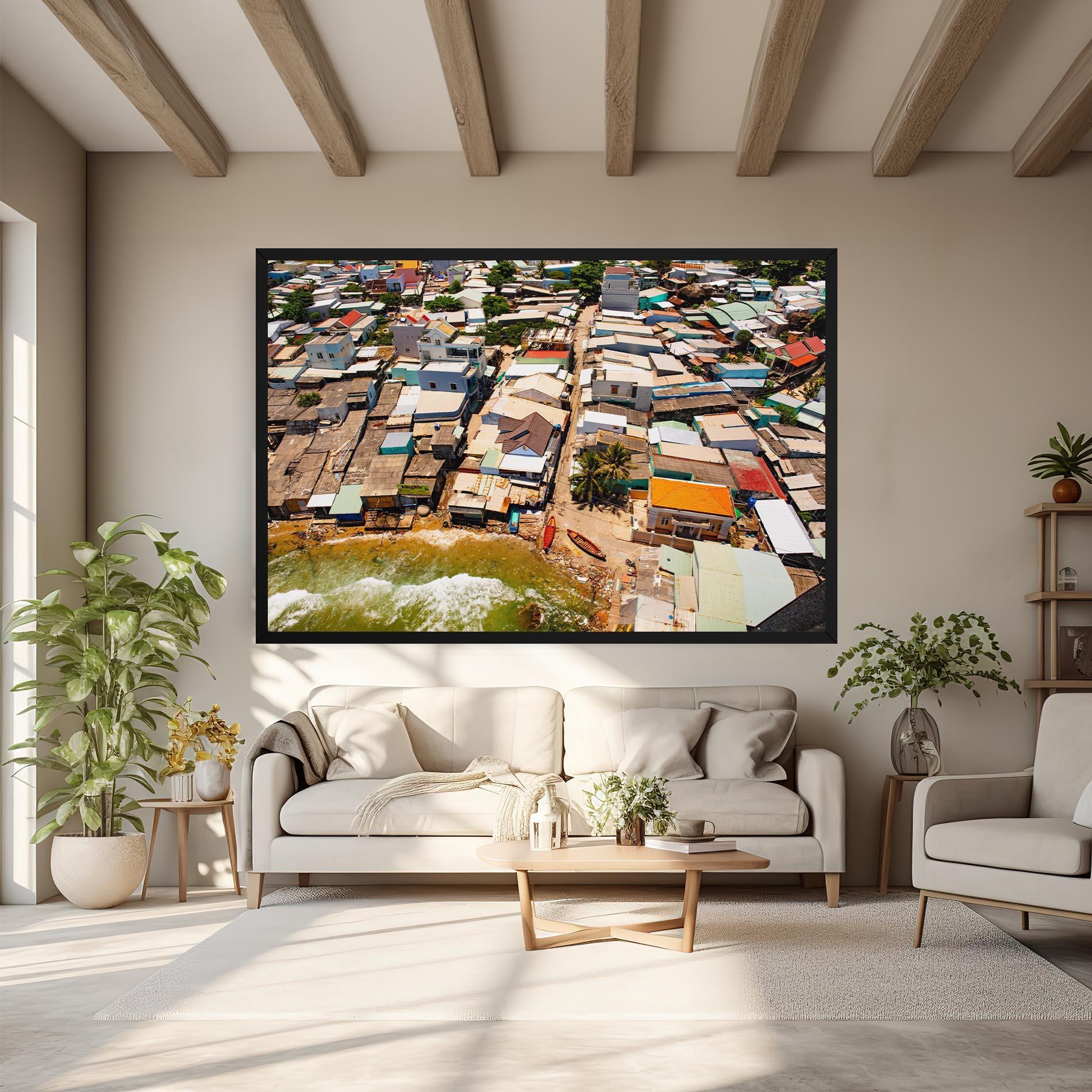 Vászonkép Vietnam Slums mockup 6