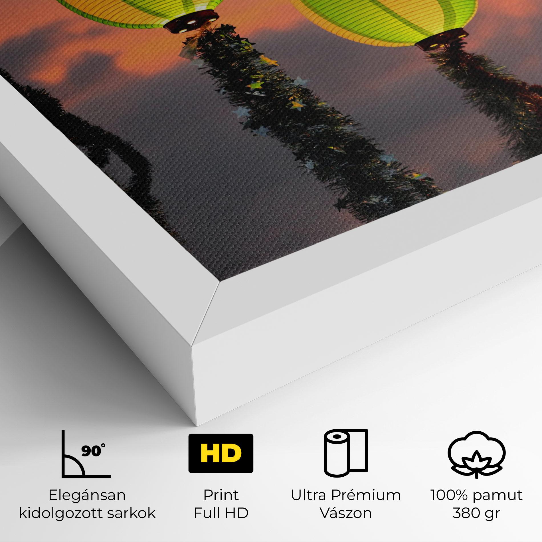 Vászonkép Green Lights mockup 4