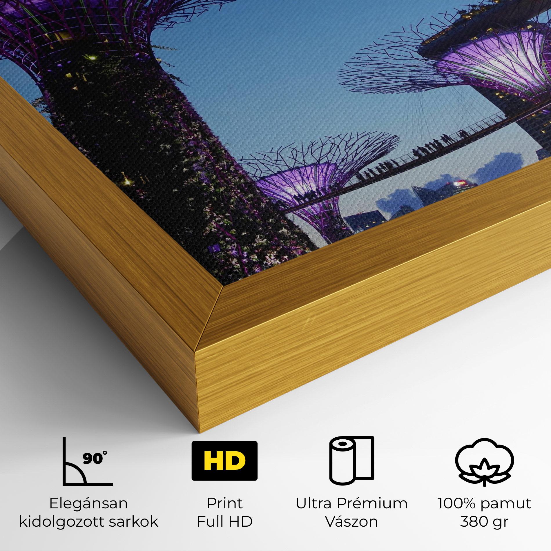 Vászonkép Gardens By The Bay mockup 4