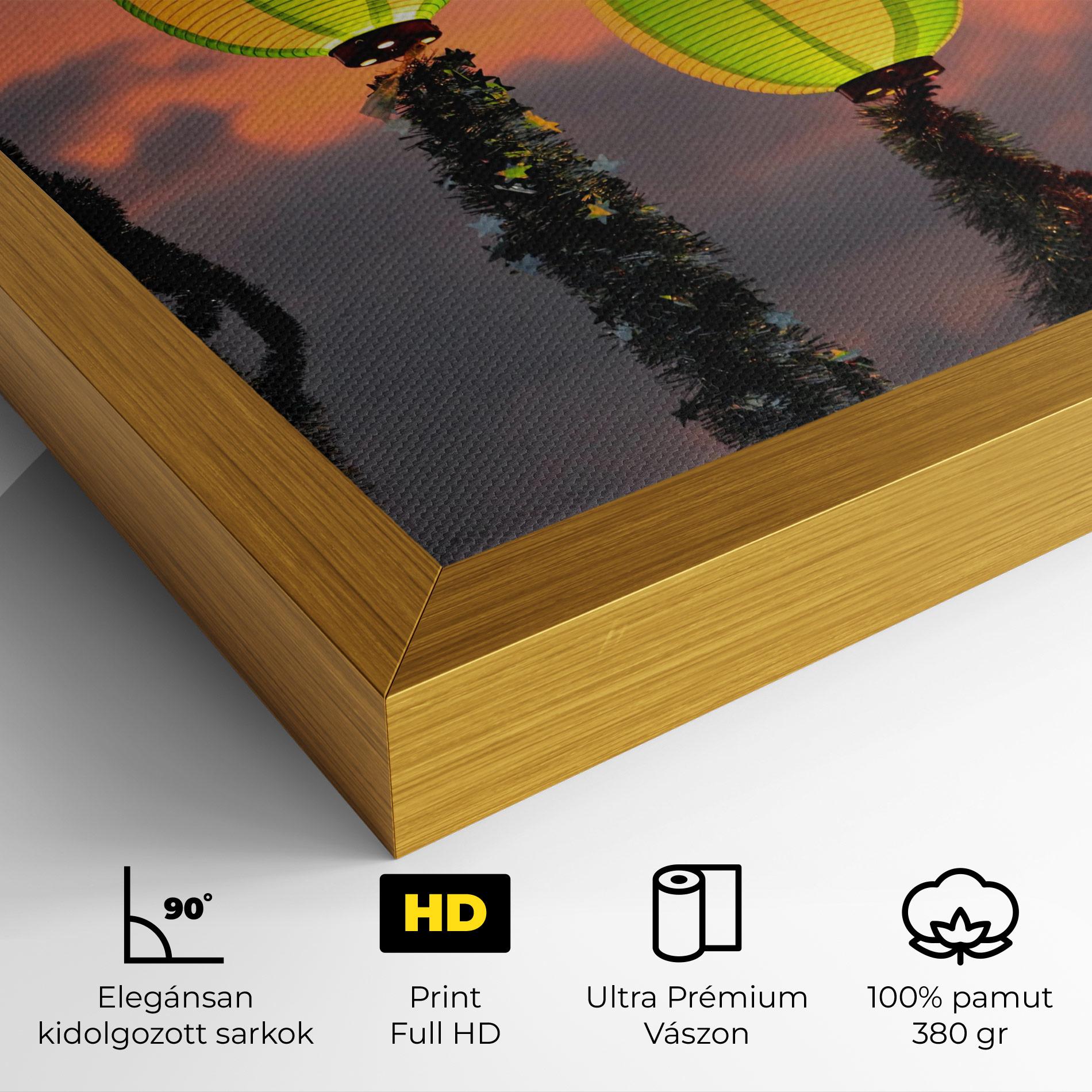 Vászonkép Green Lights mockup 4