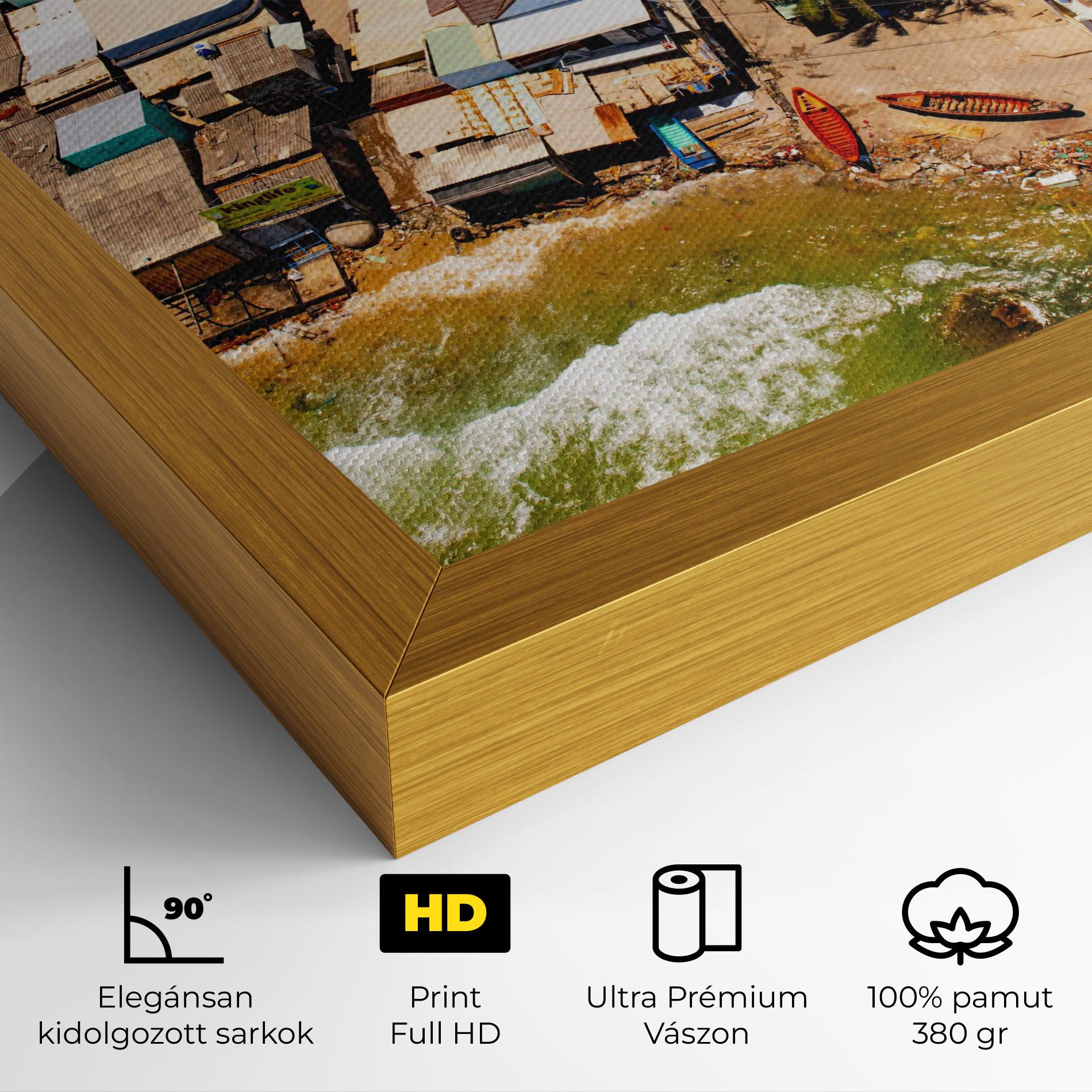 Vászonkép Vietnam Slums mockup 4