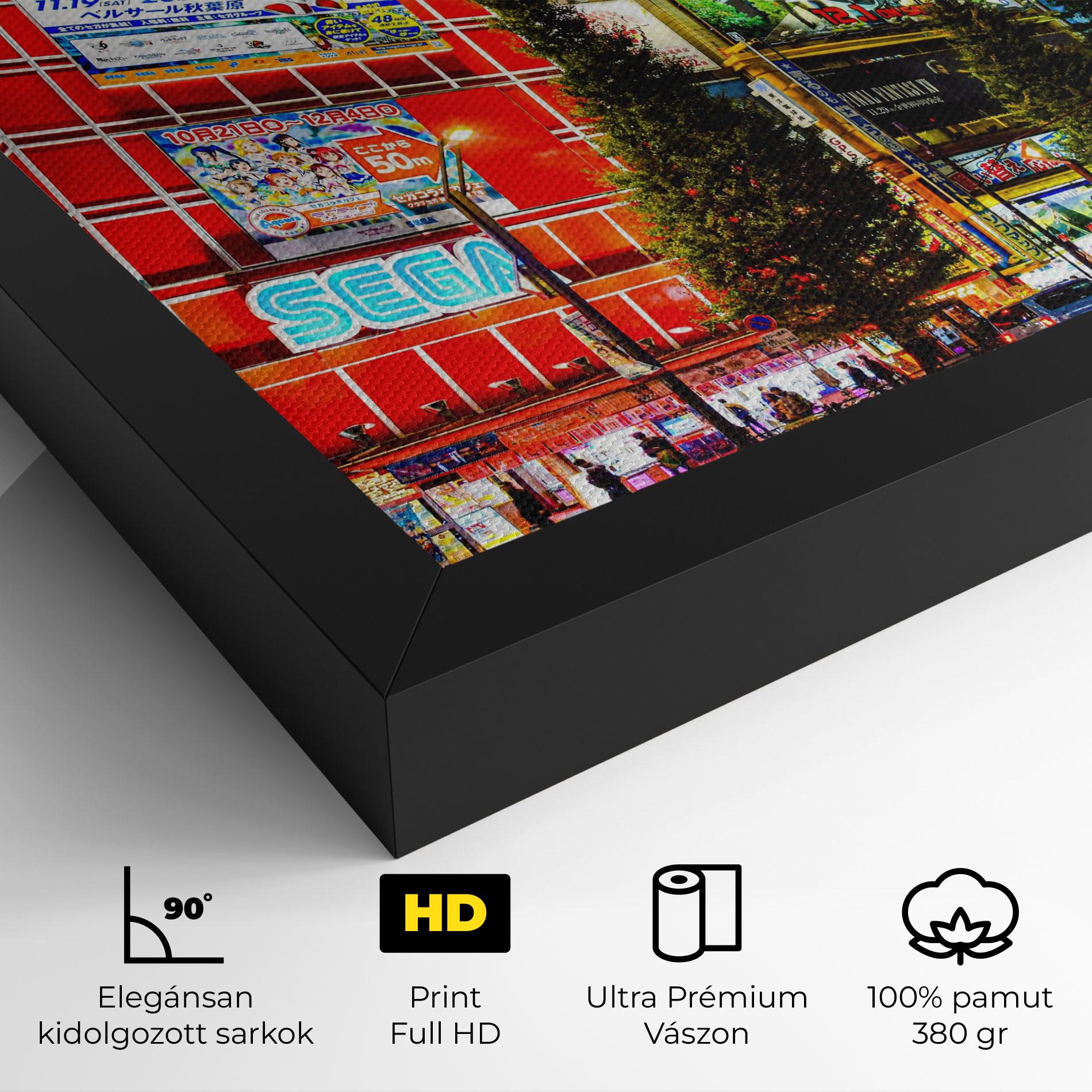 Vászonkép Akihabara Night mockup 4