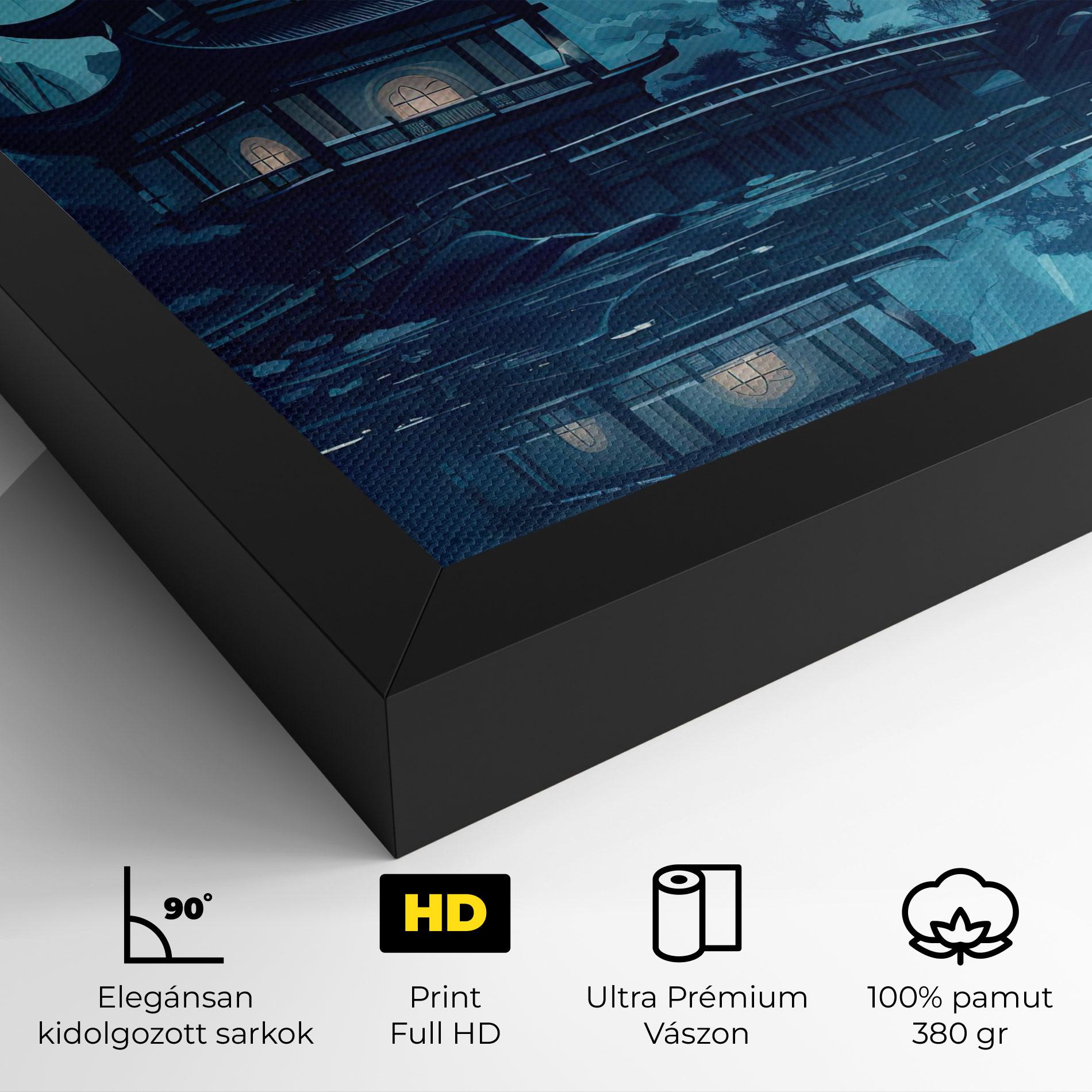 Vászonkép Chinese Cartoon mockup 4