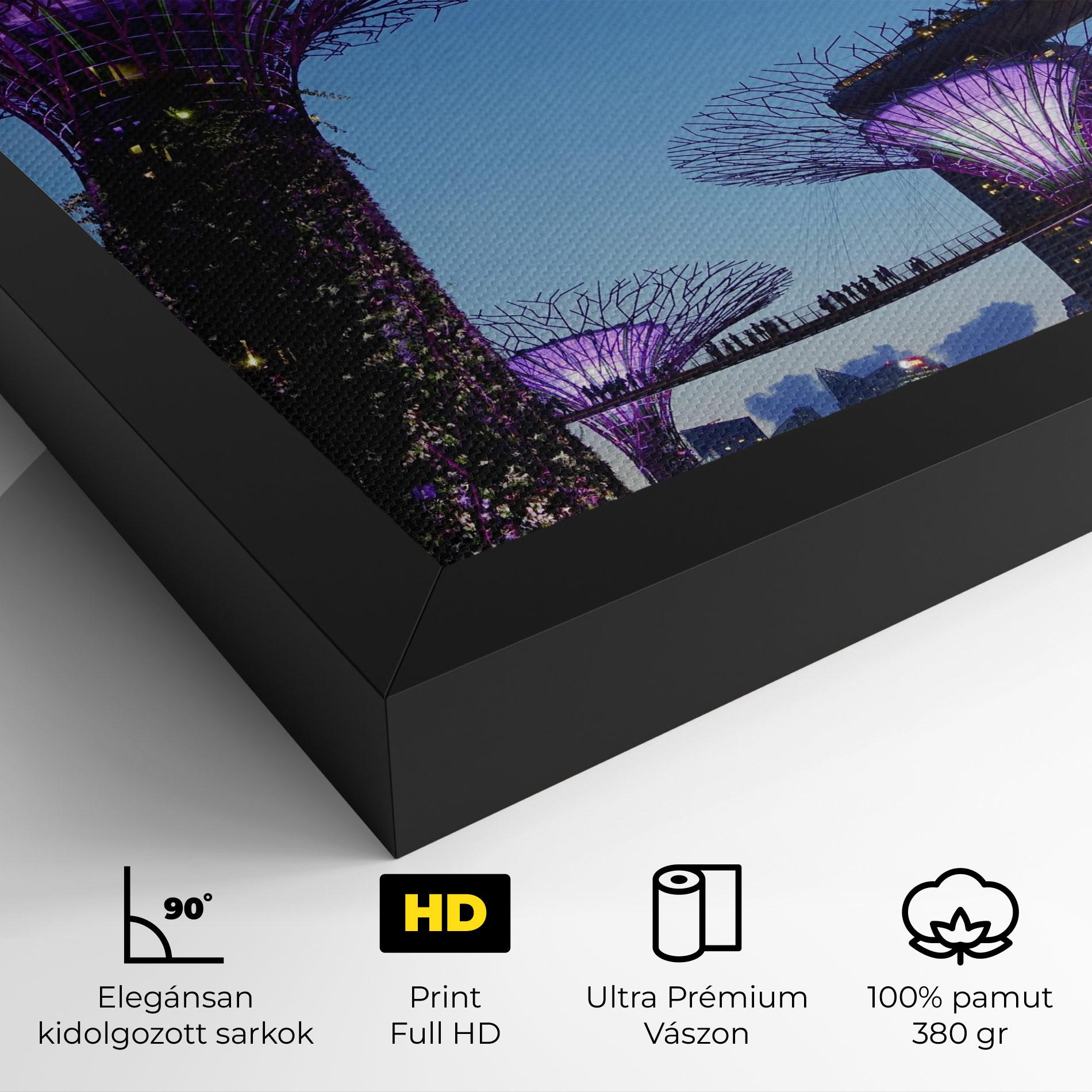 Vászonkép Gardens By The Bay mockup 4