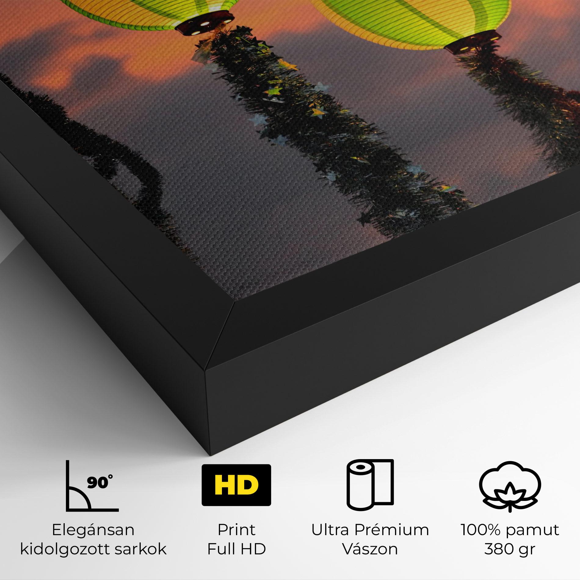 Vászonkép Green Lights mockup 4