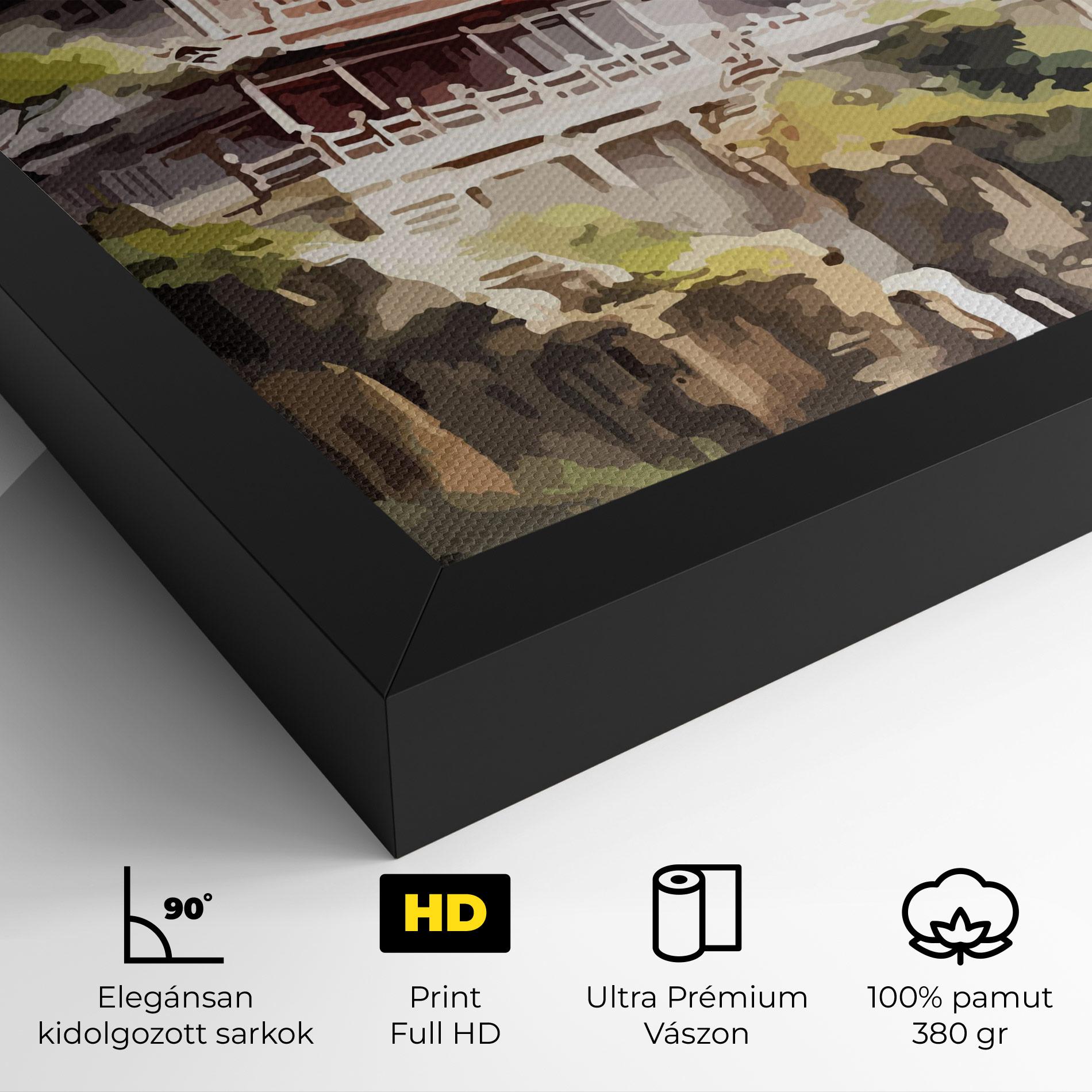 Vászonkép Temple Painting mockup 4