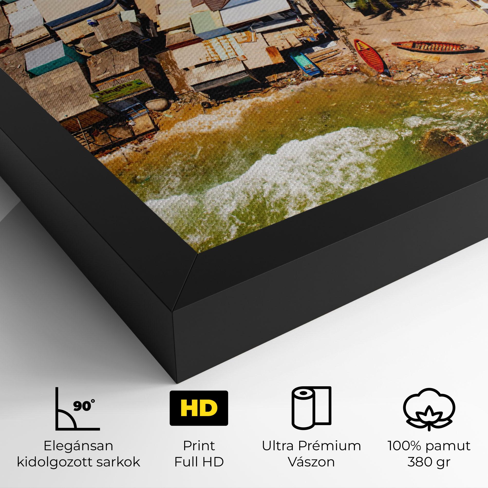 Vászonkép Vietnam Slums mockup 4