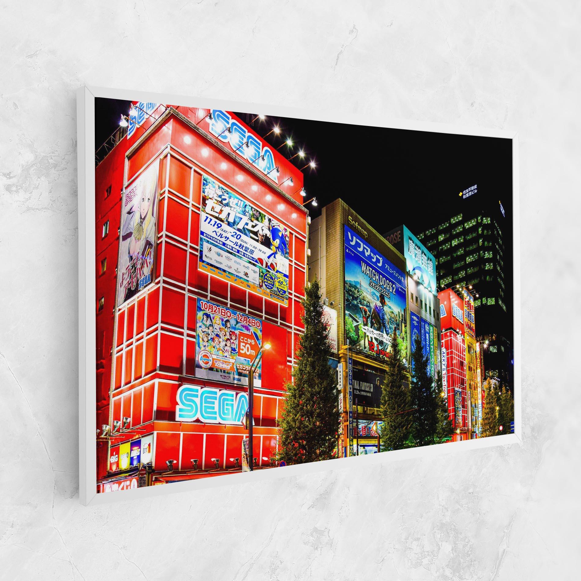 Vászonkép Akihabara Night mockup 1