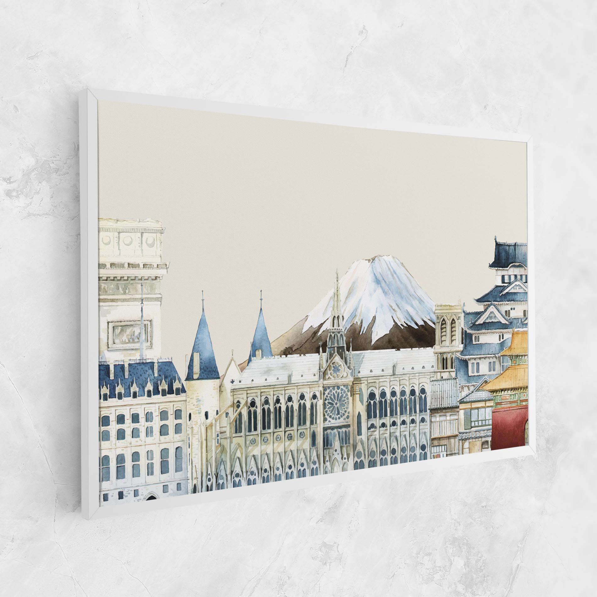 Vászonkép City Mix mockup 1