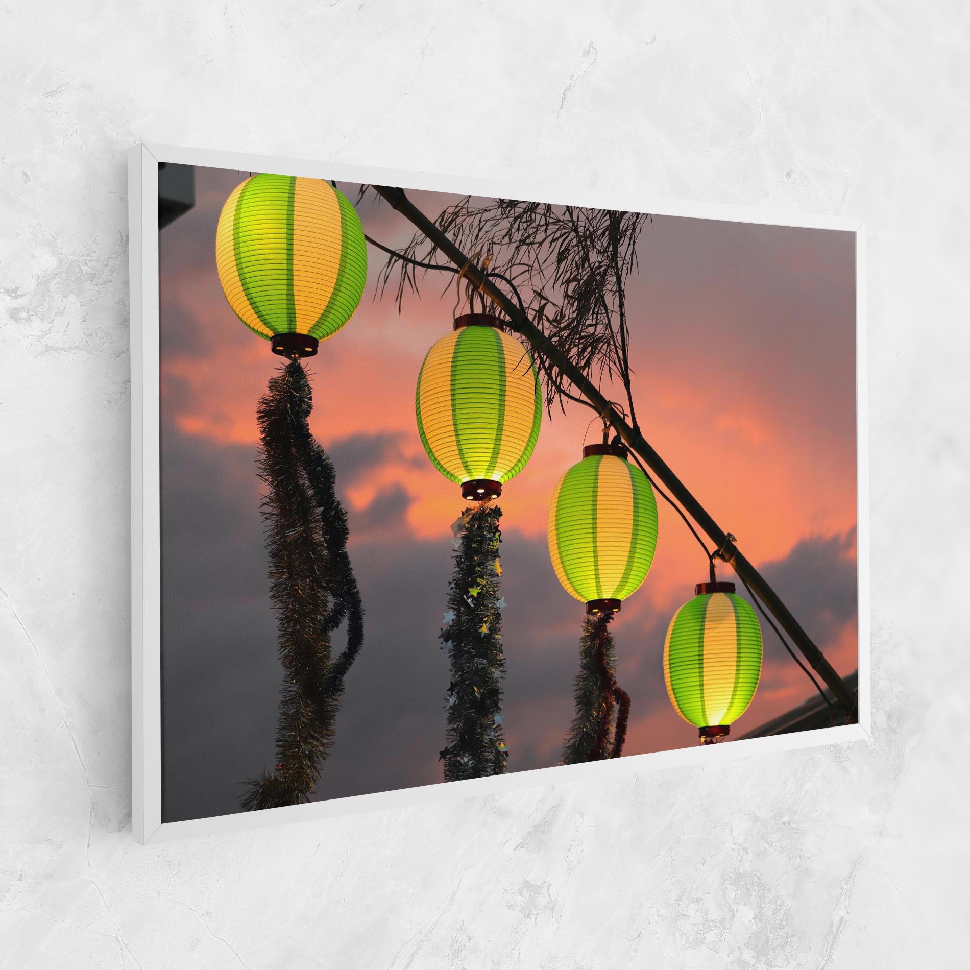 Vászonkép Green Lights mockup 1