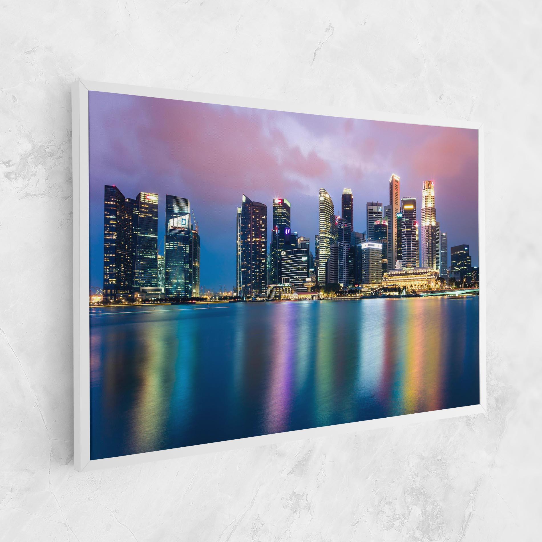 Vászonkép Hong Kong Skyline mockup 1