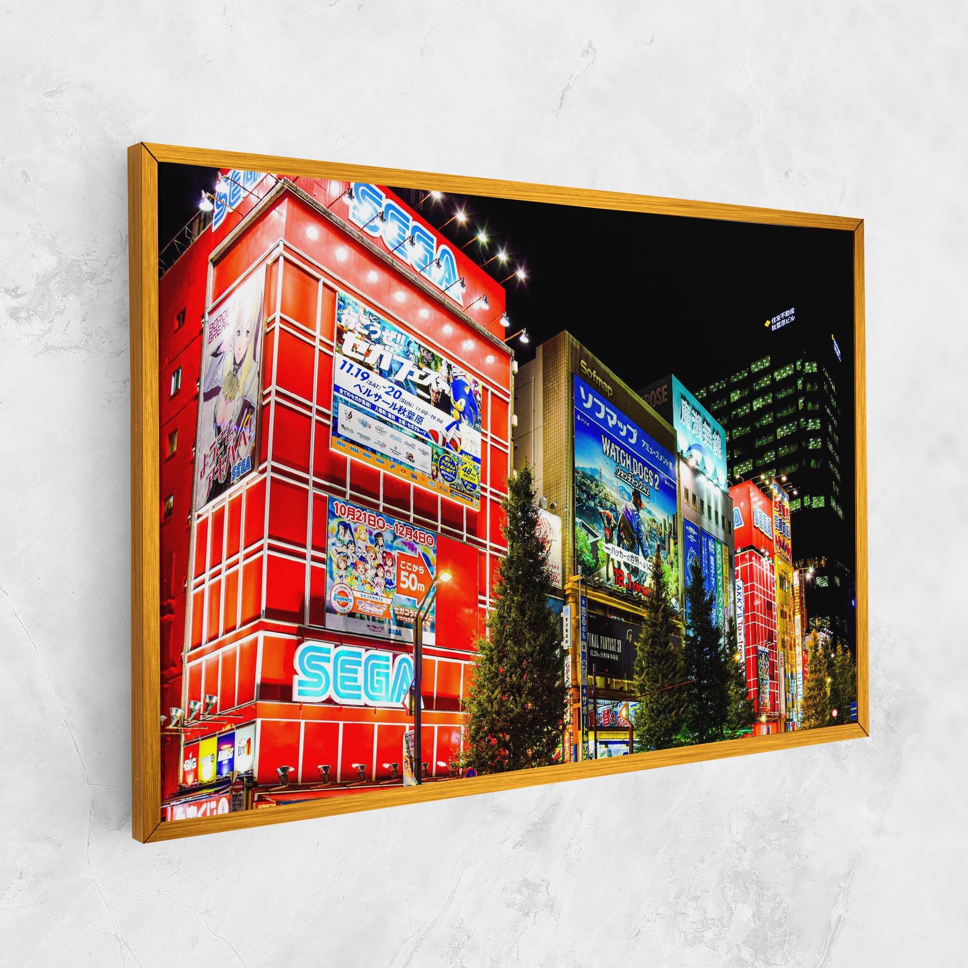 Vászonkép Akihabara Night mockup 1