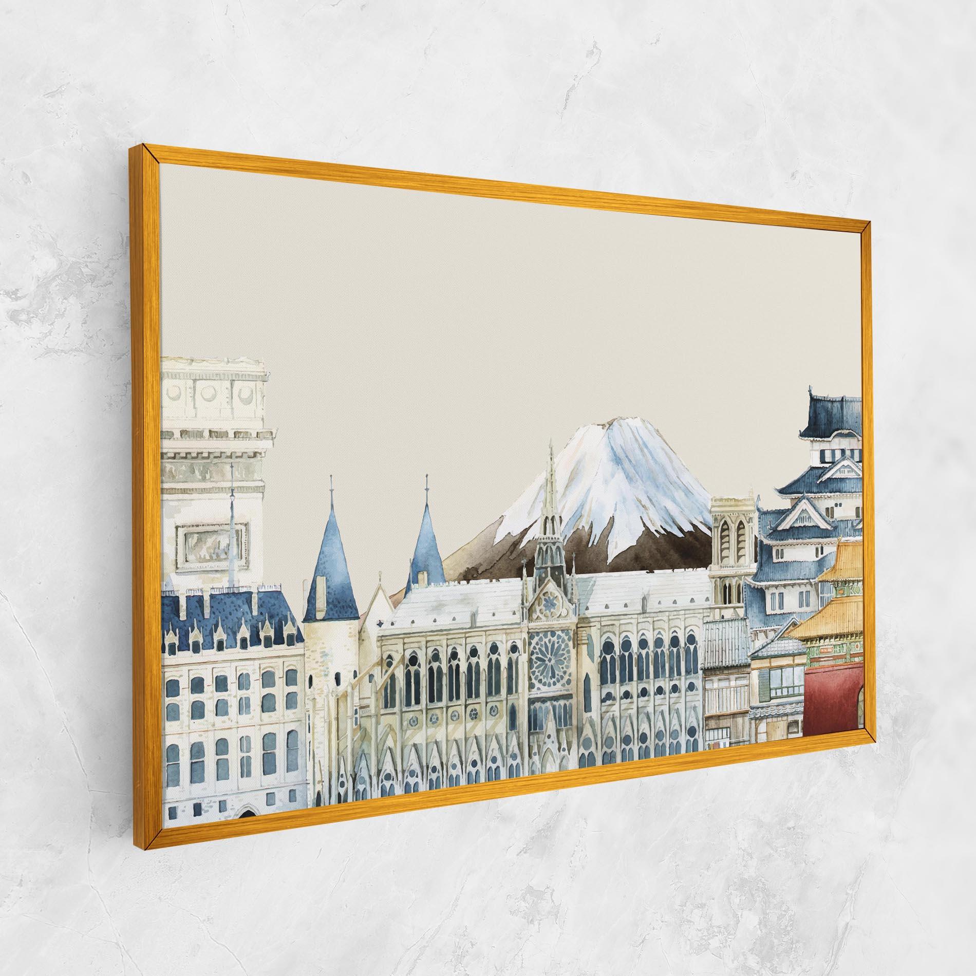 Vászonkép City Mix mockup 1