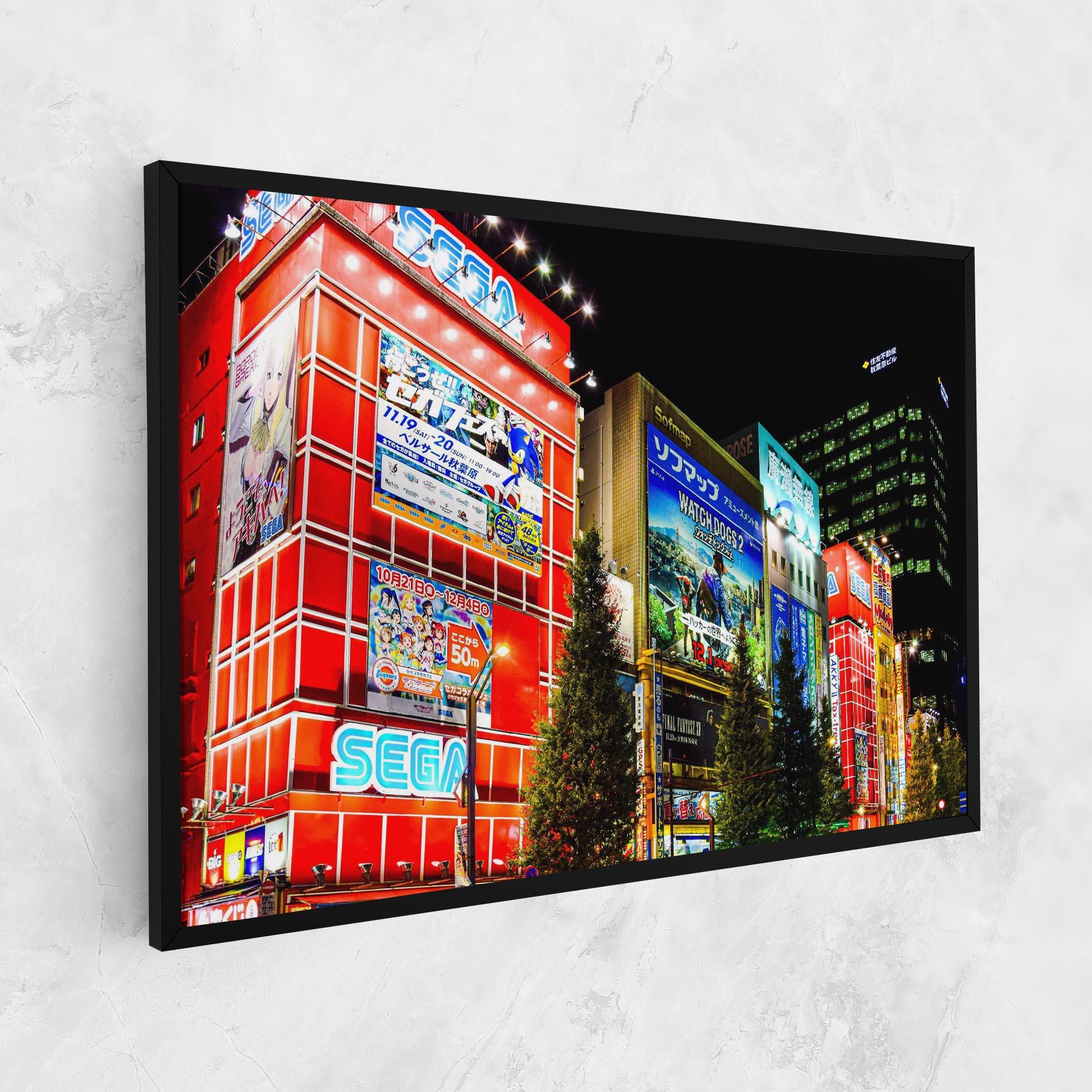 Vászonkép Akihabara Night mockup 1