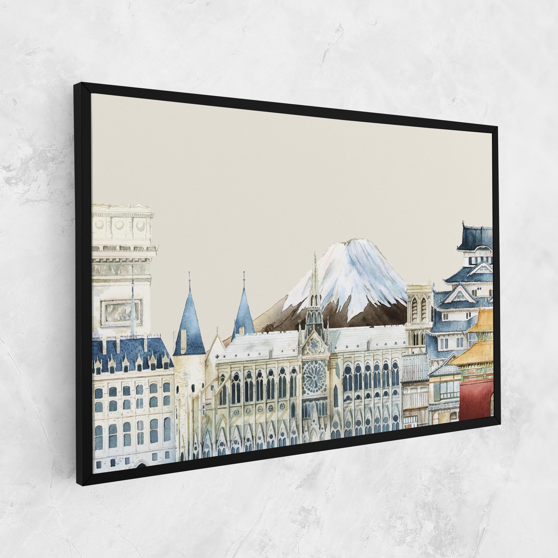 Vászonkép City Mix mockup 1