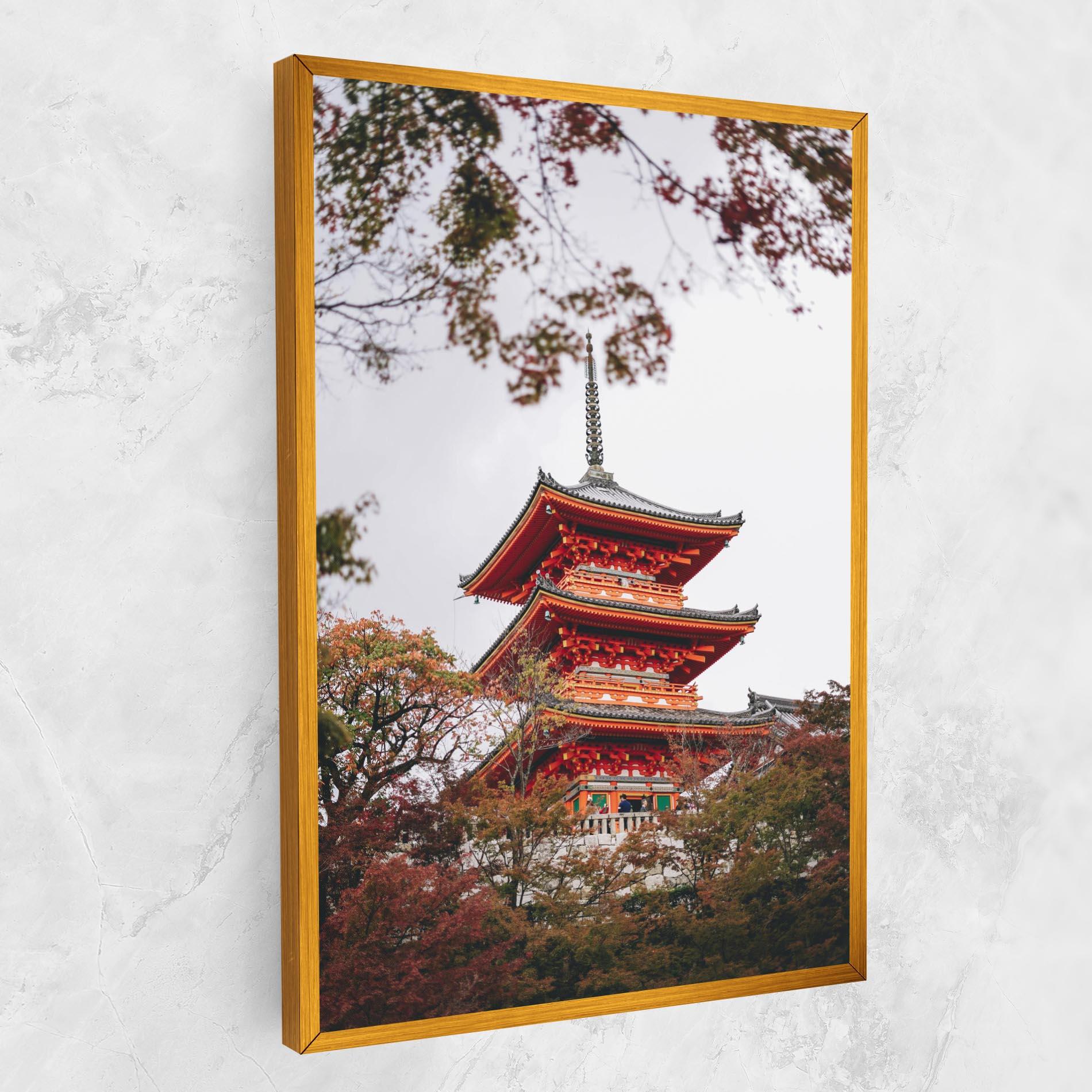 Vászonkép Kiyomizu Dera mockup 1