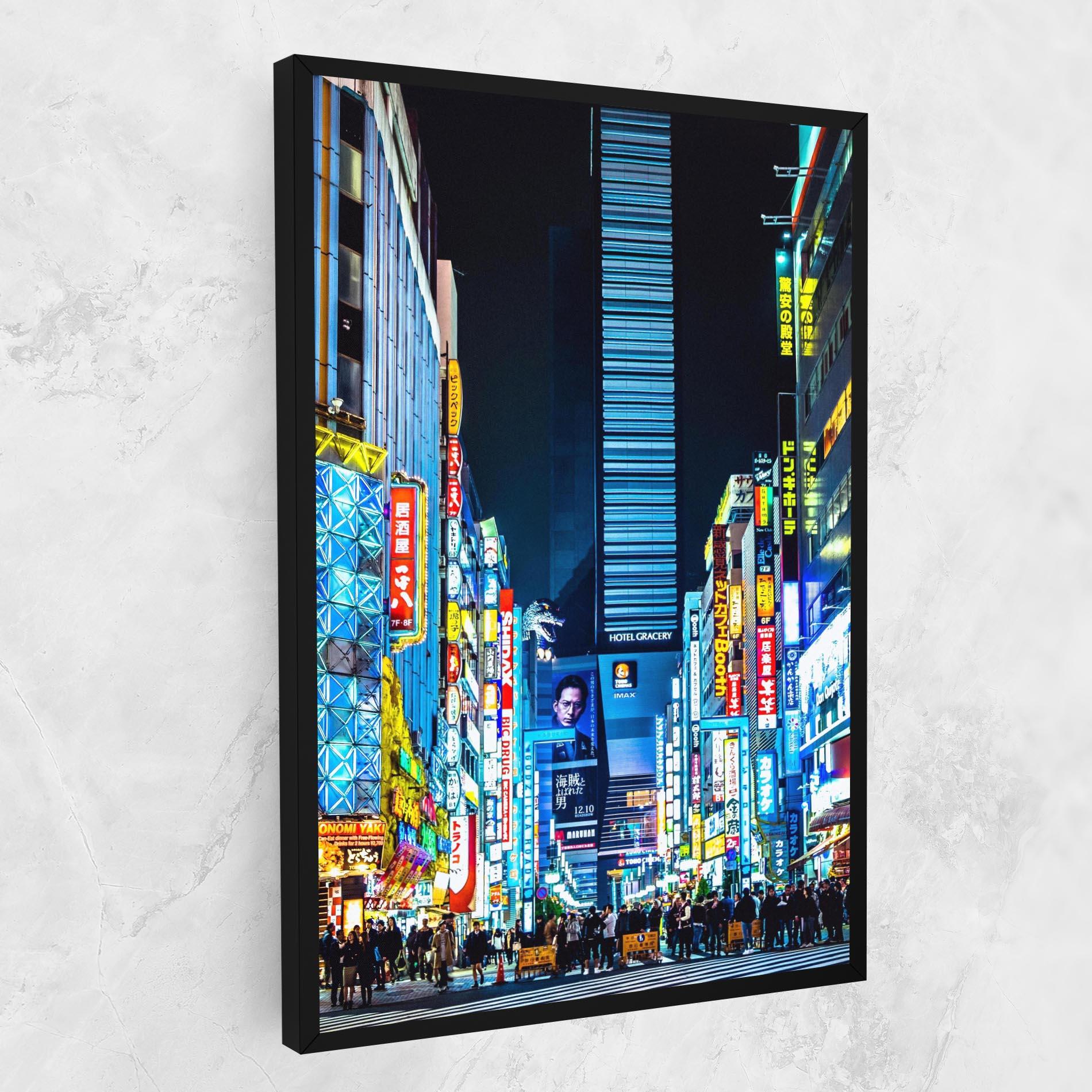 Vászonkép Colorful City Lights mockup 1