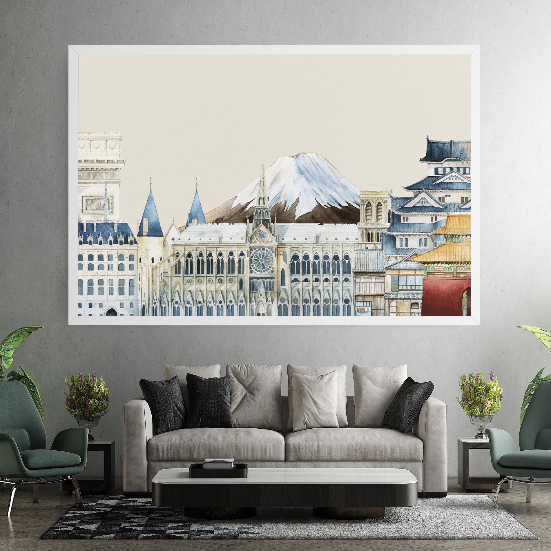 Vászonkép City Mix mockup 7