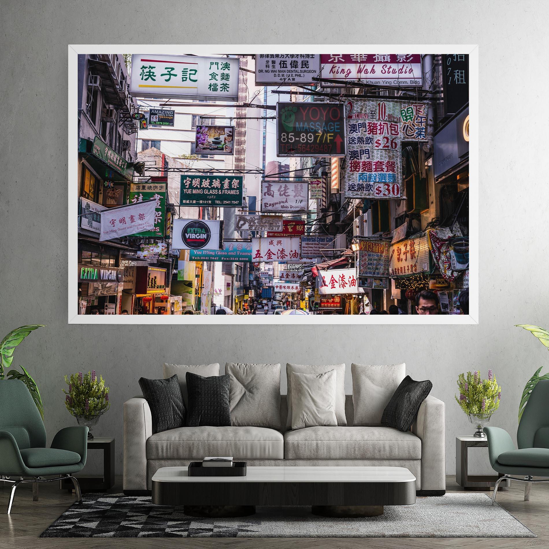 Vászonkép Mong Kok mockup 7