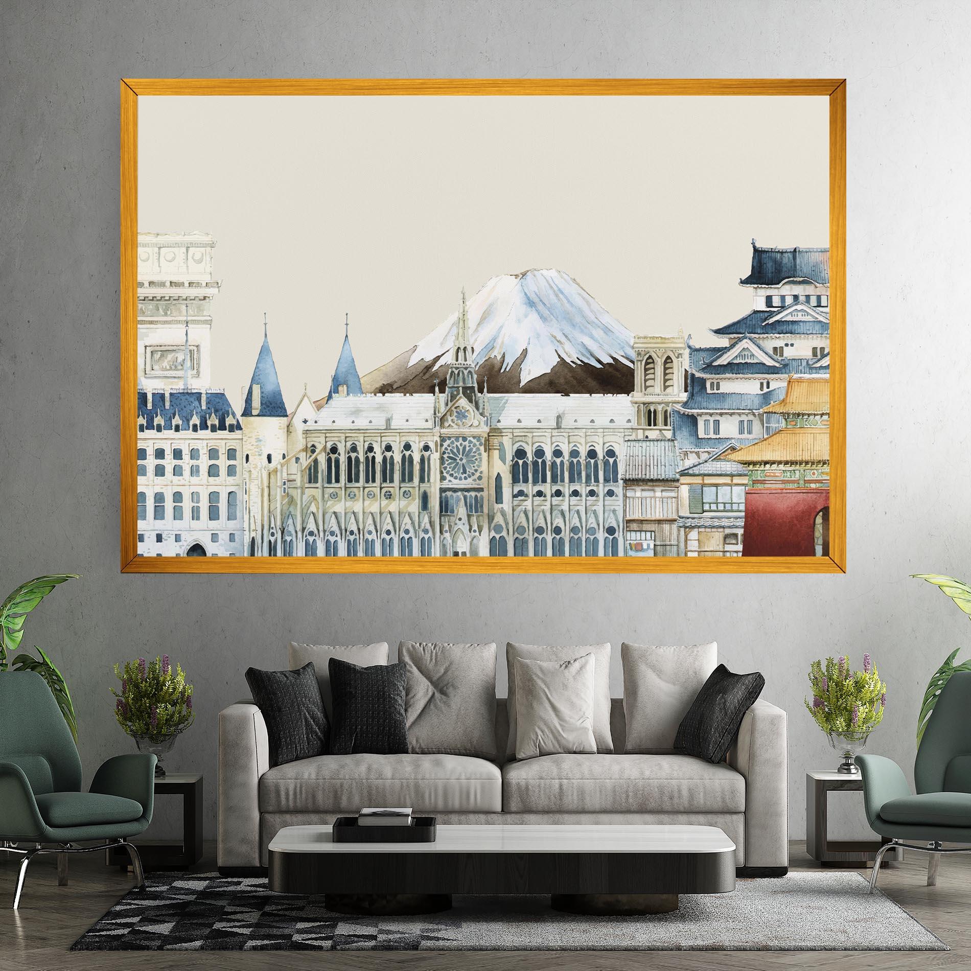 Vászonkép City Mix mockup 7