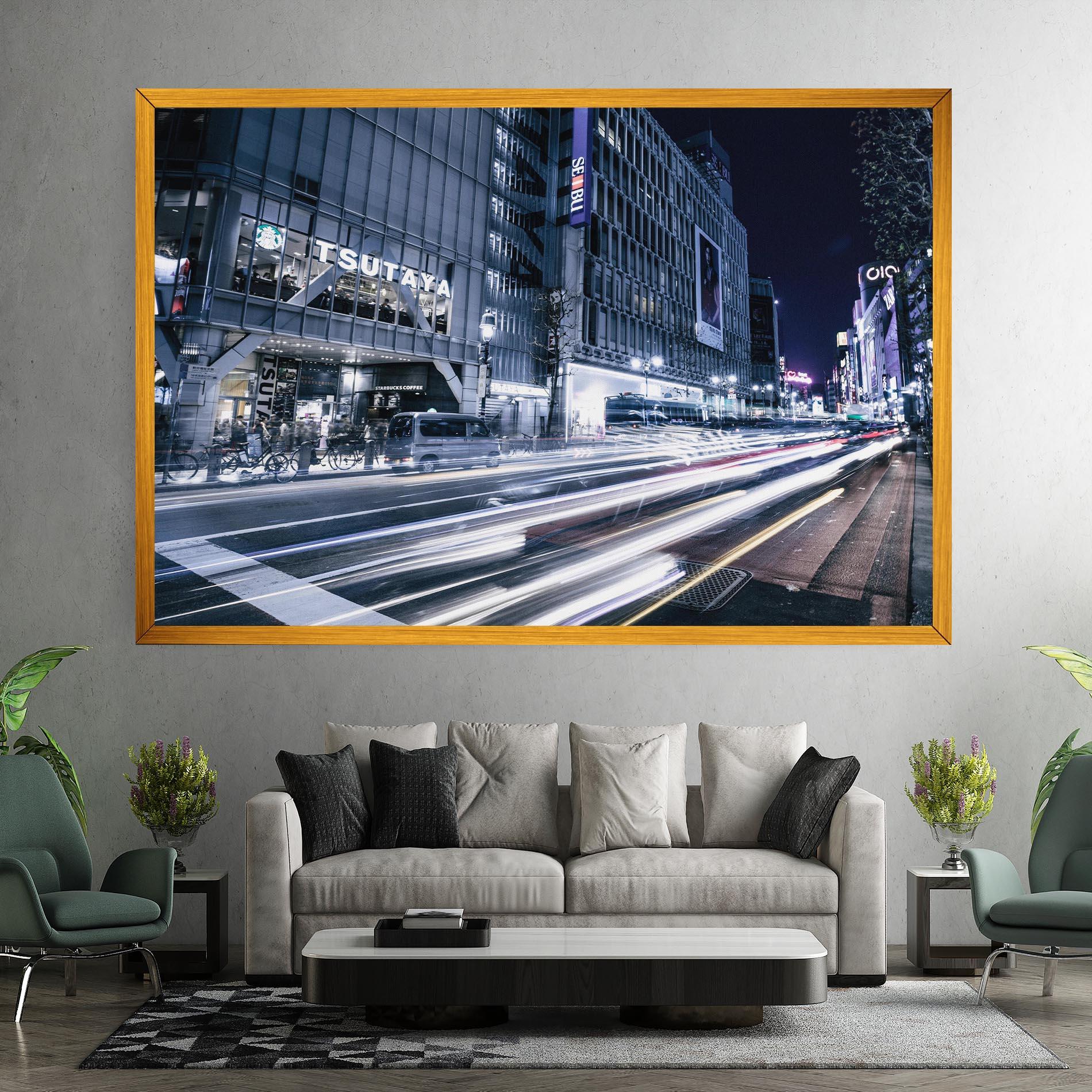 Vászonkép Road Traffic mockup 7